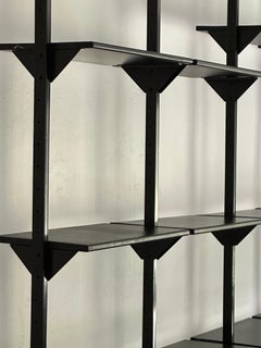 Architectural Italian Wall-Mounted Shelving System