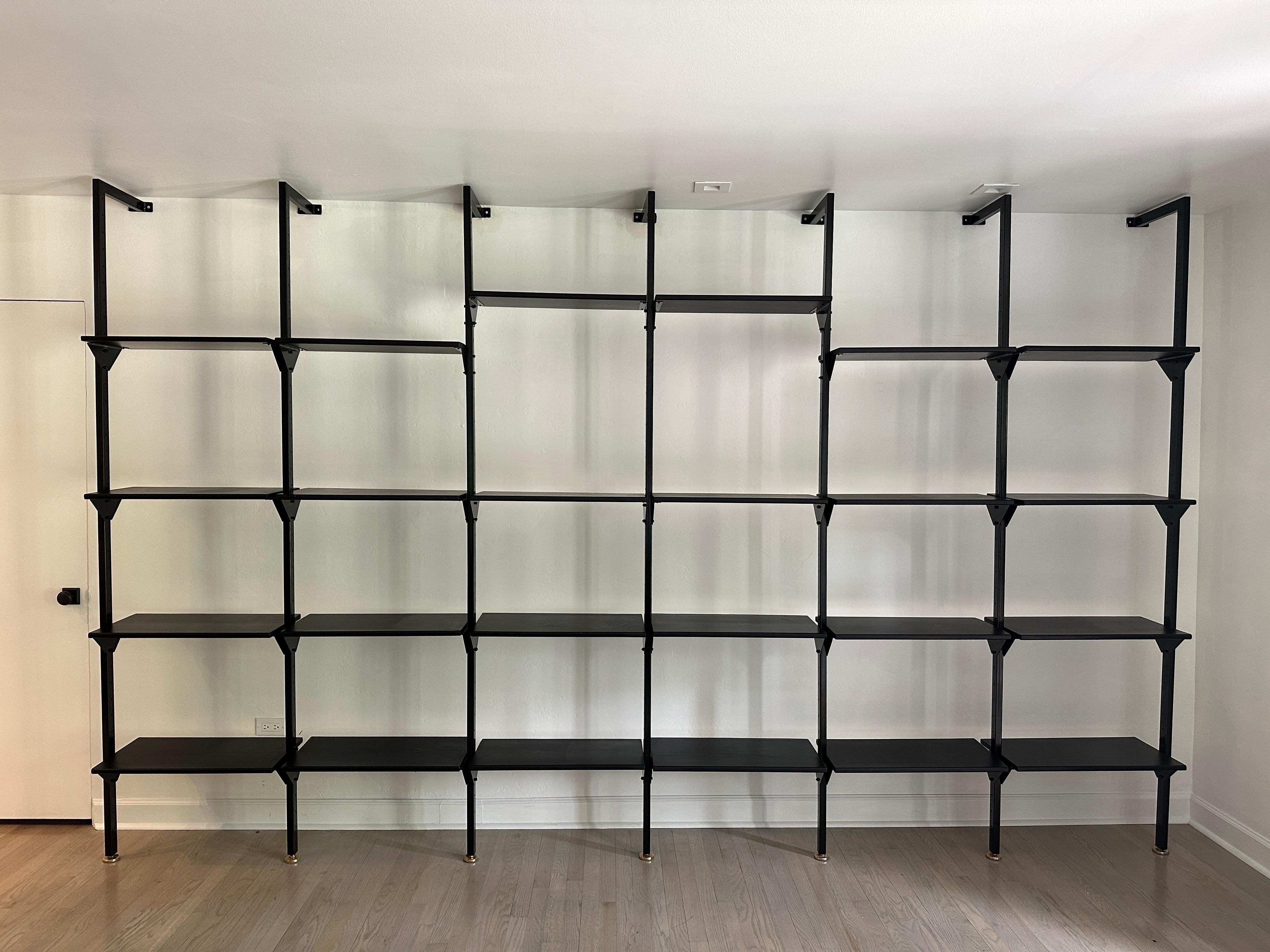 wall shelving systems