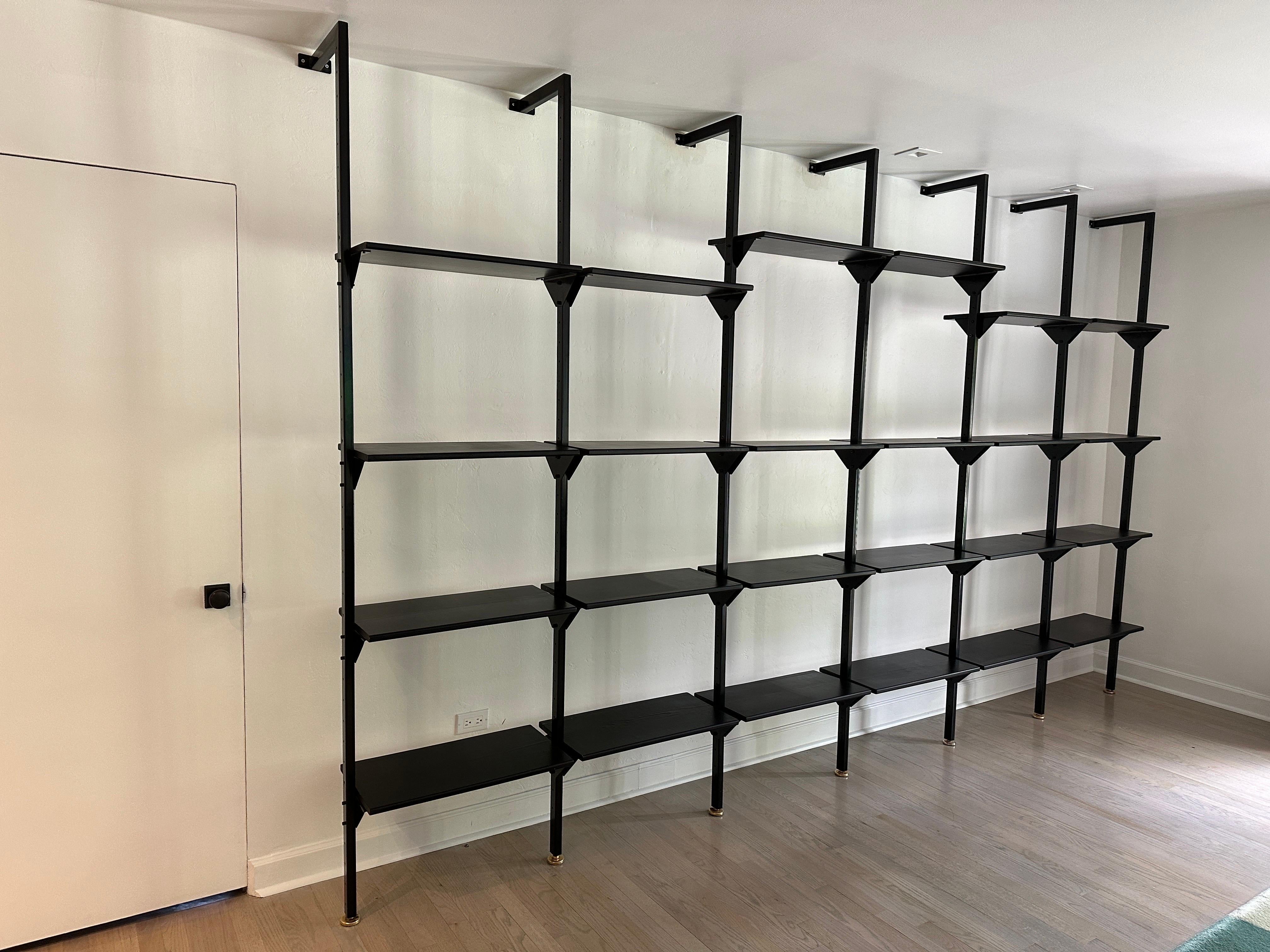 wall shelving systems