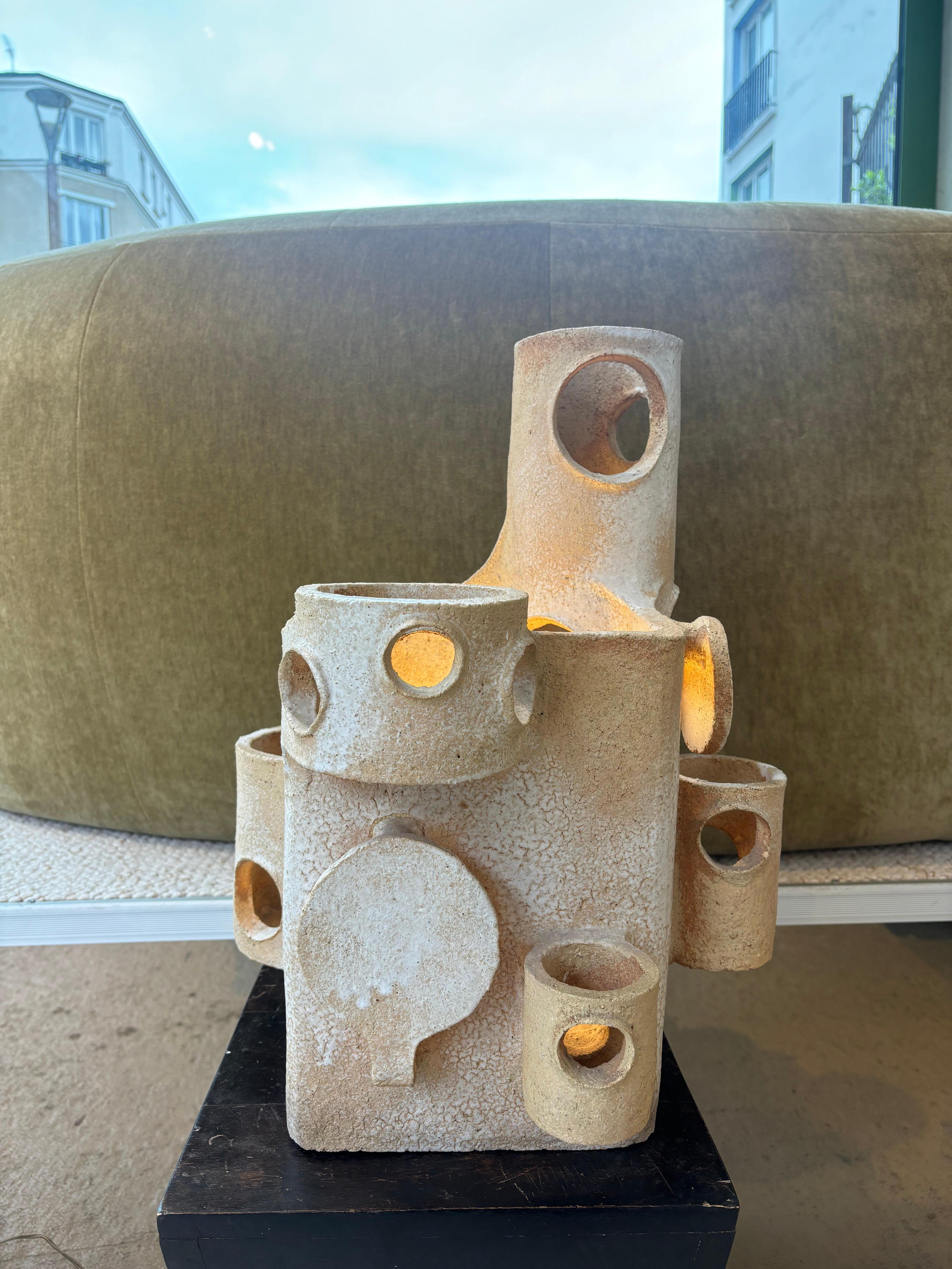 Français Lampe architecturale de l'Atelier Palegre, pièce unique en vente