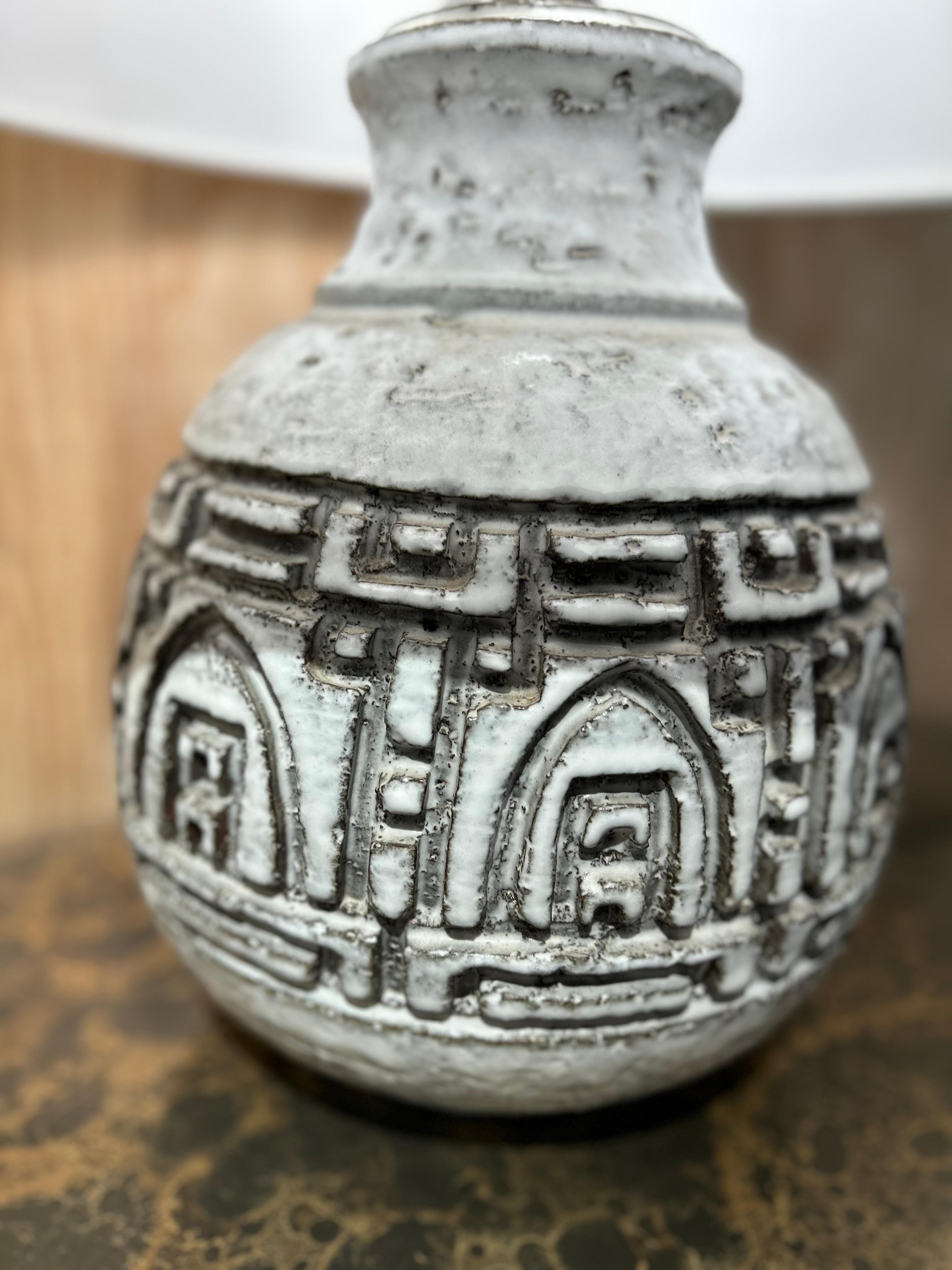 French Architectural lamp of Marius Bessone For Sale
