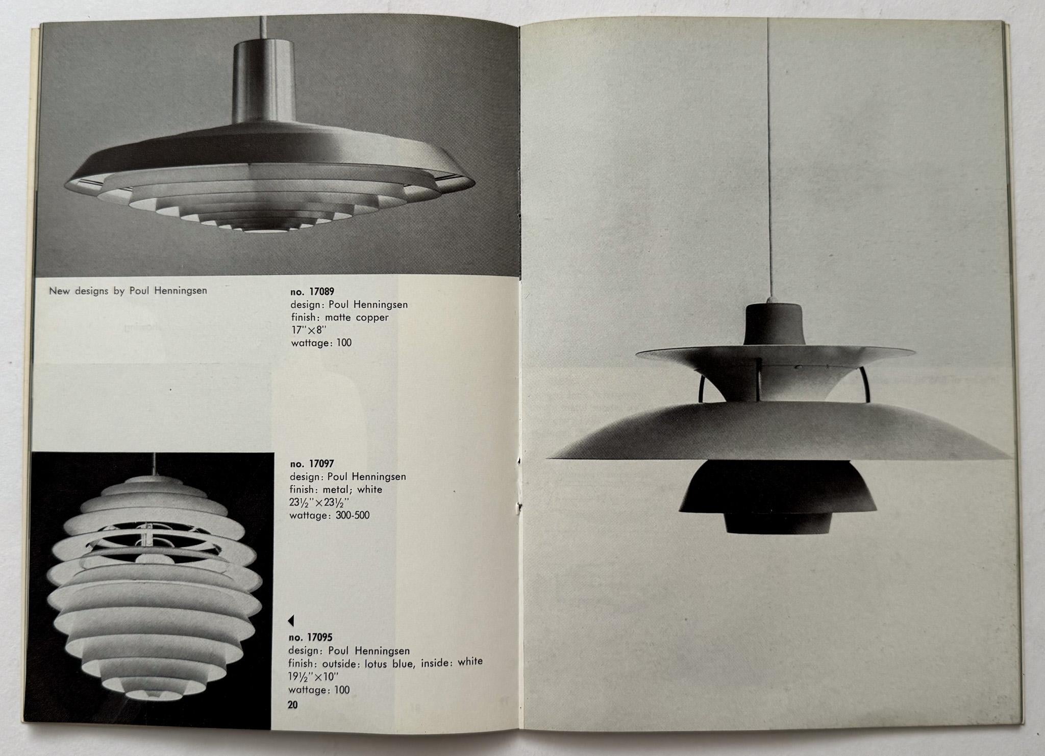 Scandinavian Modern Architectural Lighting Corp. Lighting Catalog (Svend Wohlert/Louis Poulsen) For Sale