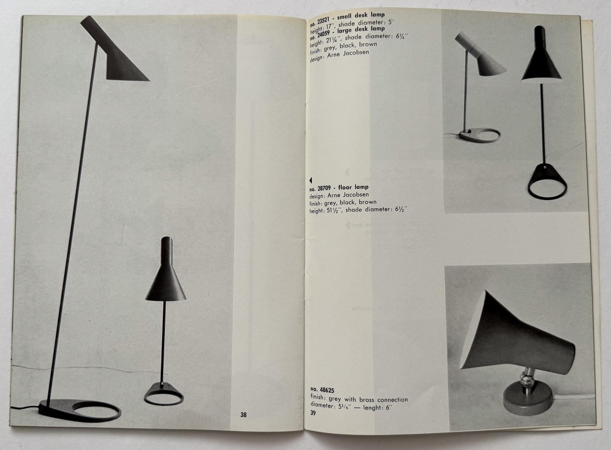 Danish Architectural Lighting Corp. Lighting Catalog (Svend Wohlert/Louis Poulsen) For Sale