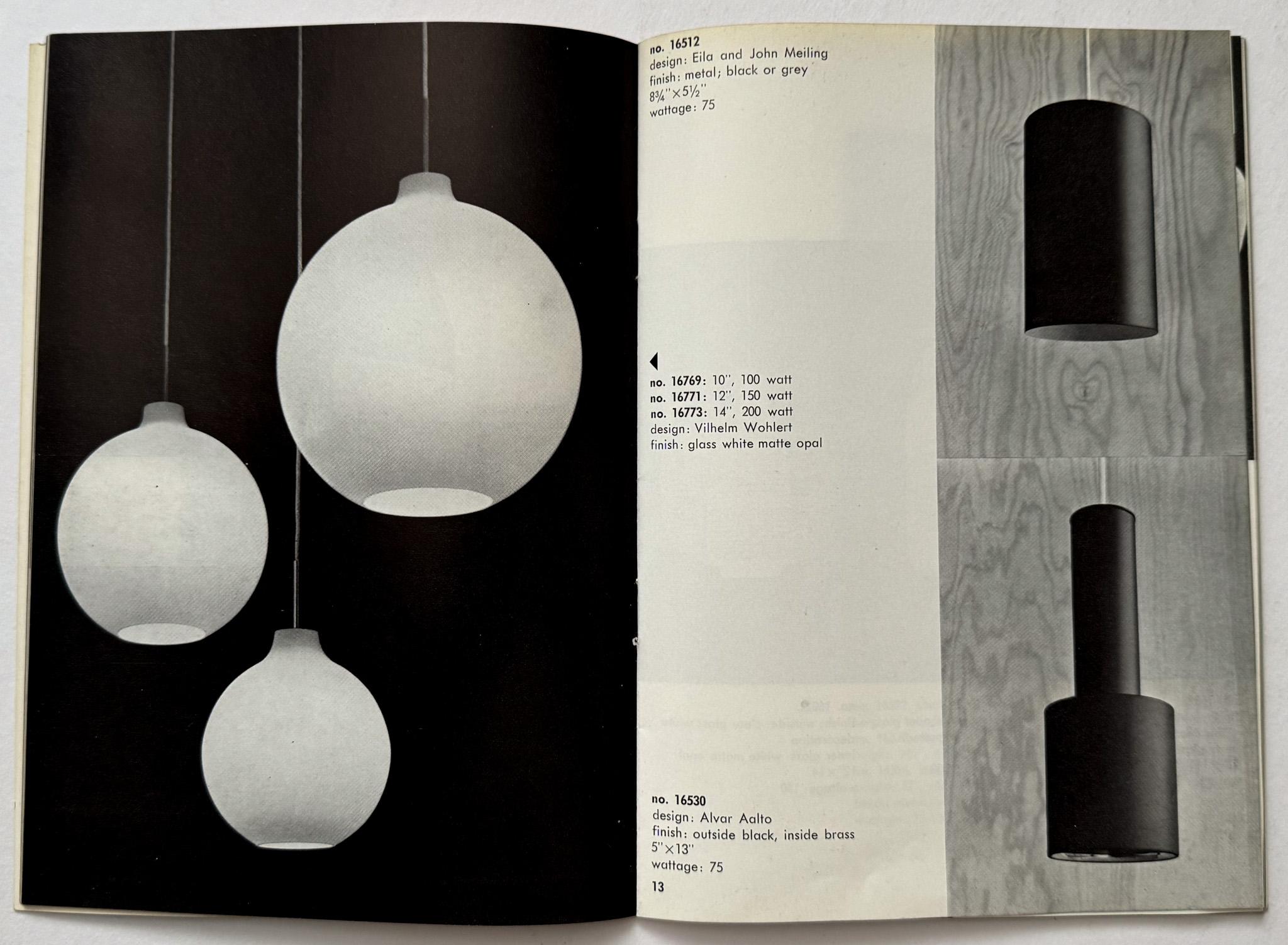Architectural Lighting Corp. Lighting Catalog (Svend Wohlert/Louis Poulsen) In Good Condition For Sale In New York, NY