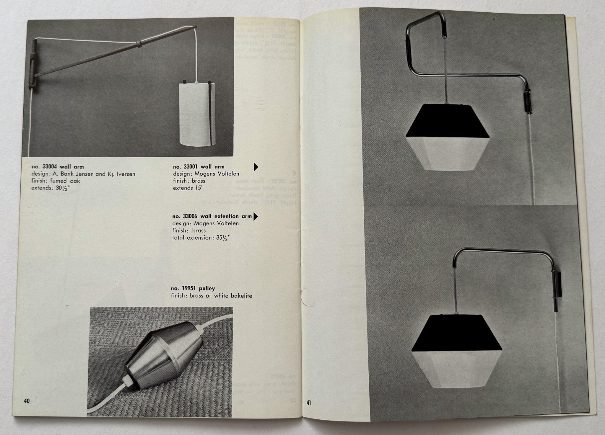 Mid-20th Century Architectural Lighting Corp. Lighting Catalog (Svend Wohlert/Louis Poulsen) For Sale