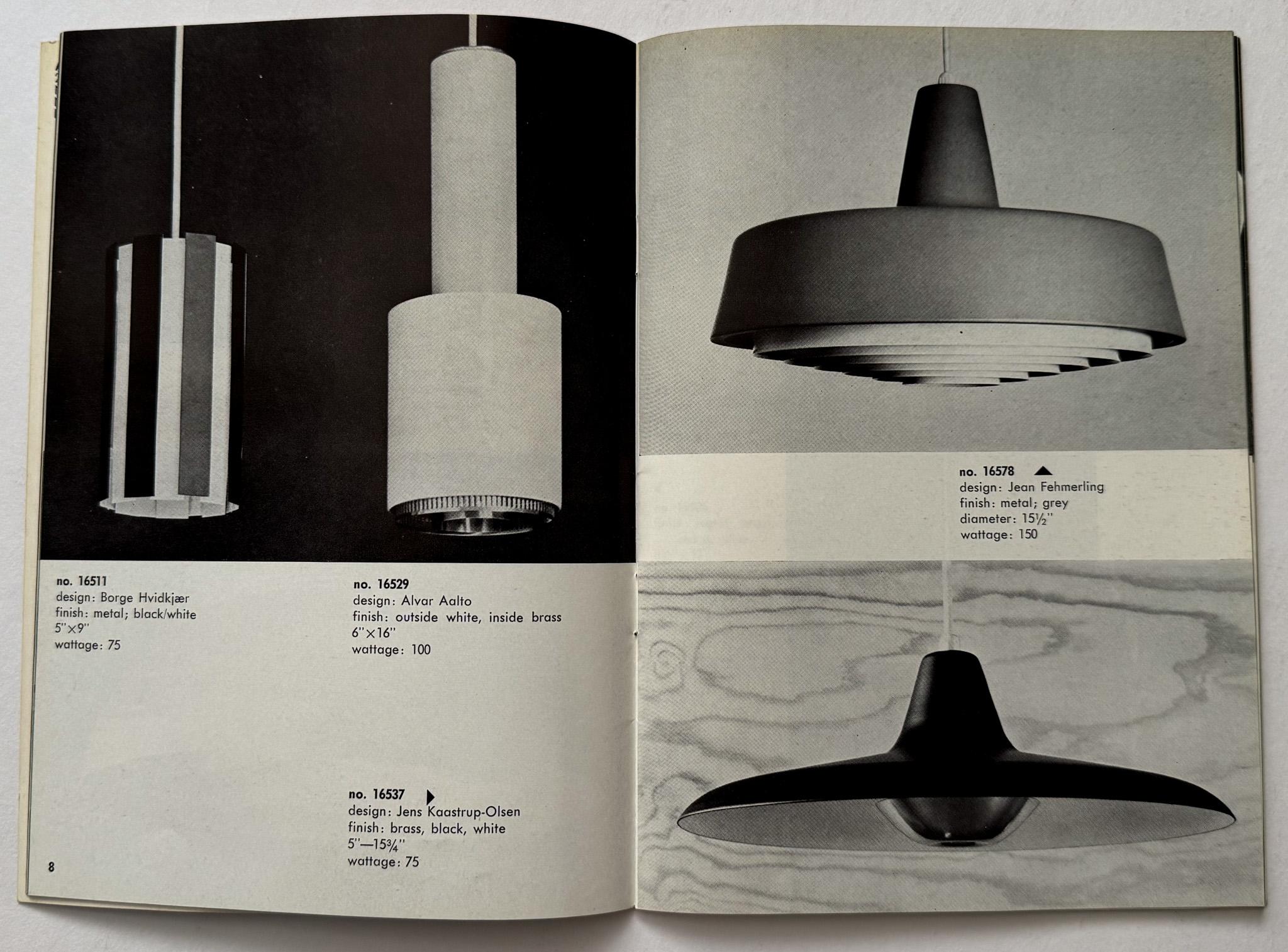 Paper Architectural Lighting Corp. Lighting Catalog (Svend Wohlert/Louis Poulsen) For Sale