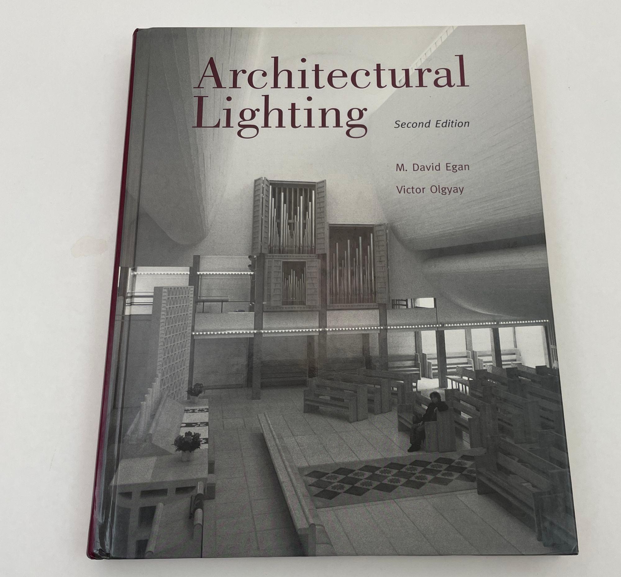 Architectural Lighting Hardcover by M. David Egan and Victor Olgyay.
This second edition contains a comprehensive and in-depth presentation of lighting fundamentals. The text continues to focus on both natural and artificial lighting and includes