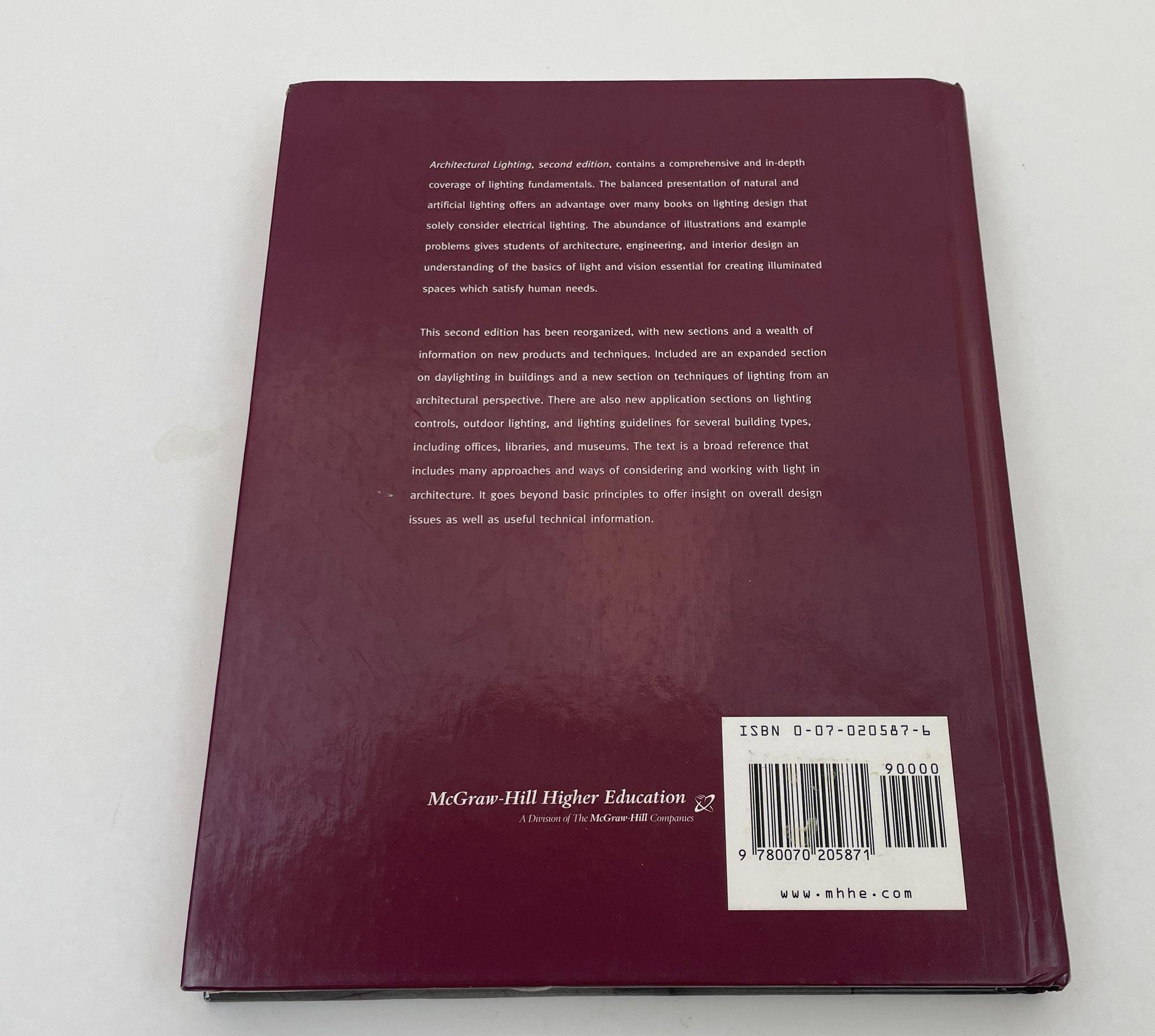 American Architectural Lighting Hardcover by M. David Egan and Victor Olgyay For Sale
