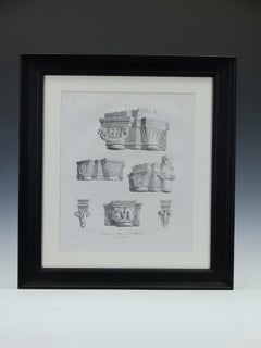 Architectural Lithograph Study: St. Hildebert, Gournay - Fragonard 1822 P 107