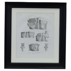 Architectural Lithograph Study: St. Hildebert, Gournay - Fragonard 1822 P 106