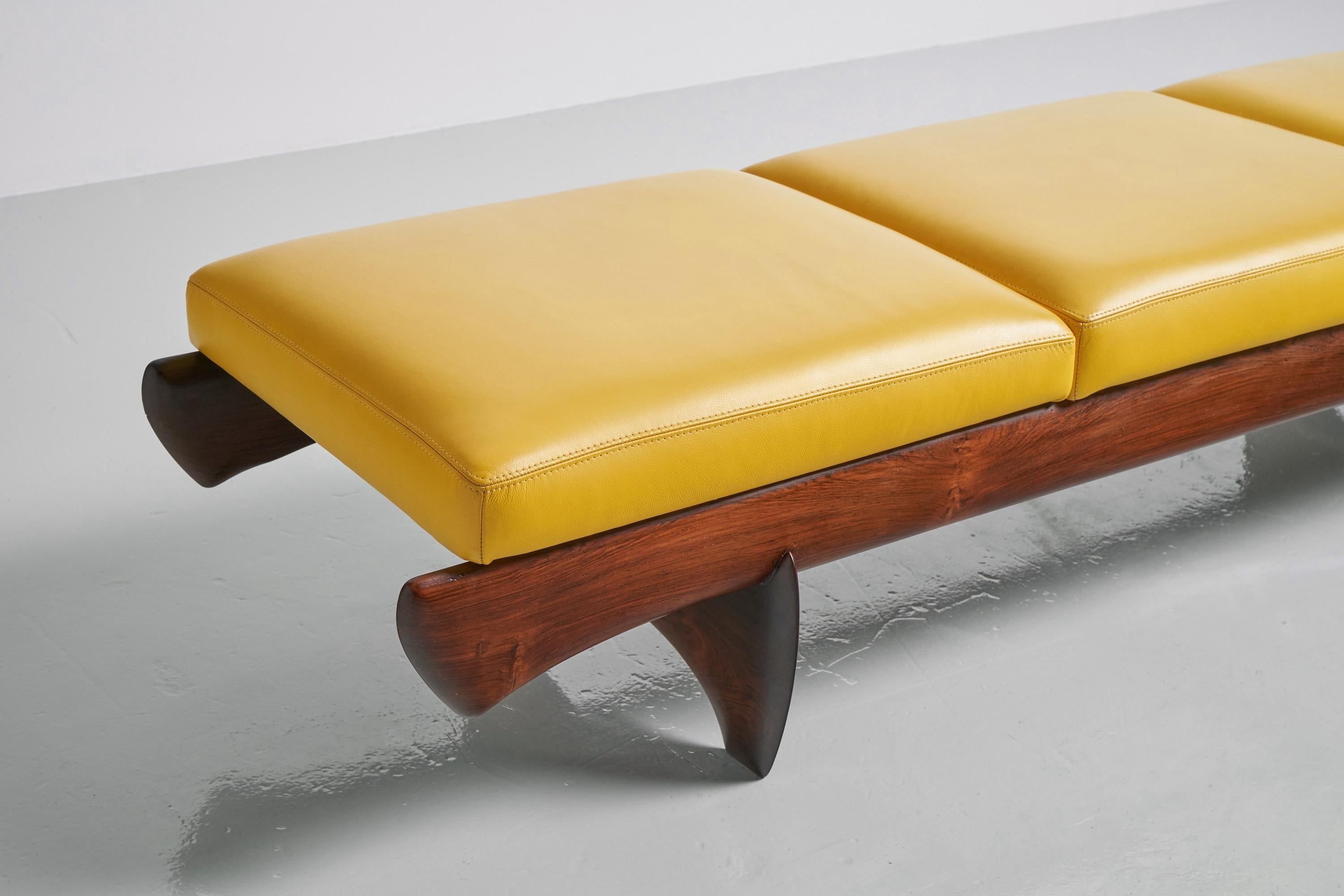 Architectural Long Bench Made in Brazil, 1960 3