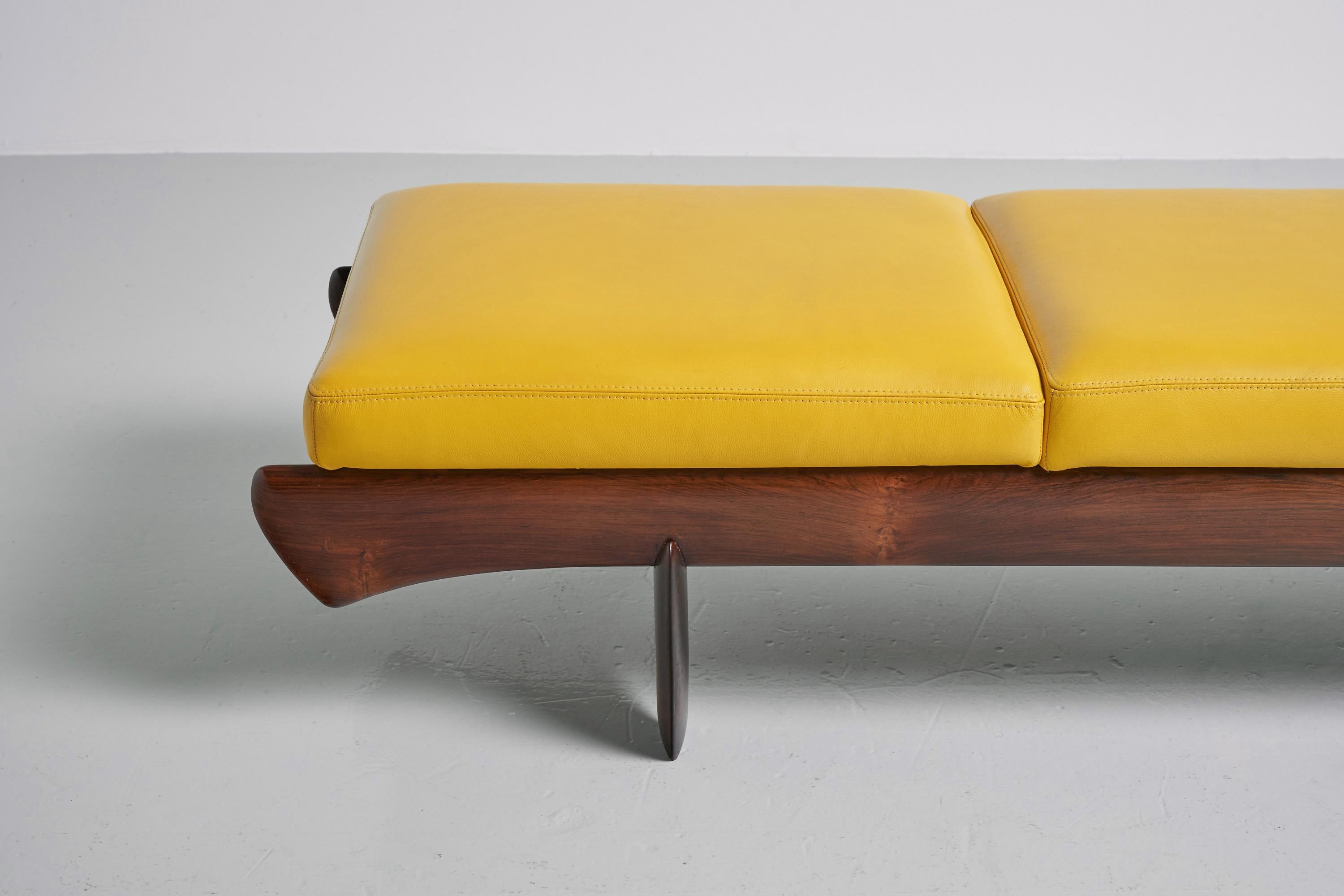 Mid-20th Century Architectural Long Bench Made in Brazil, 1960