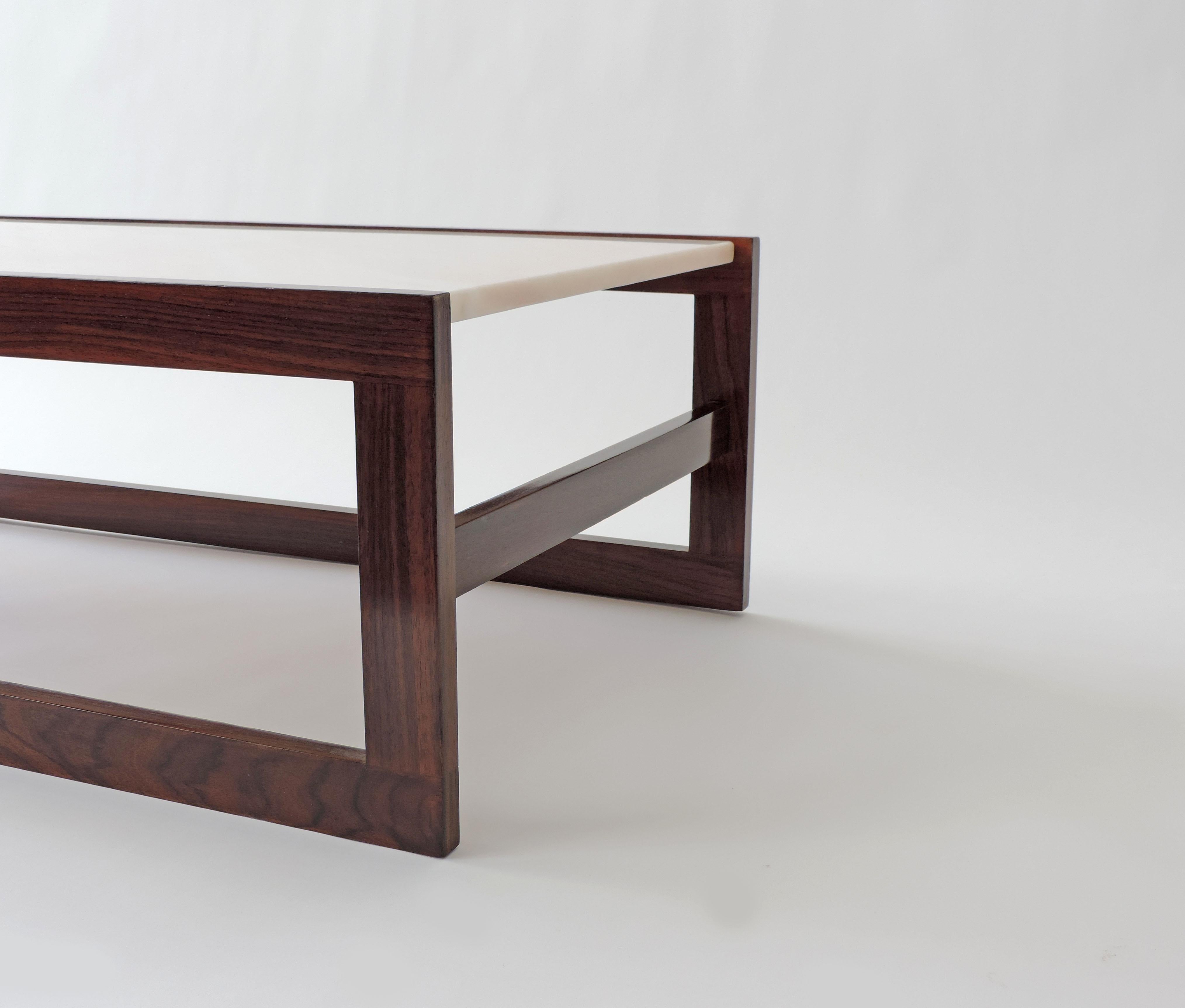 Architectural Low Table by Cassina, Italy, 1960s In Excellent Condition For Sale In Milan, IT