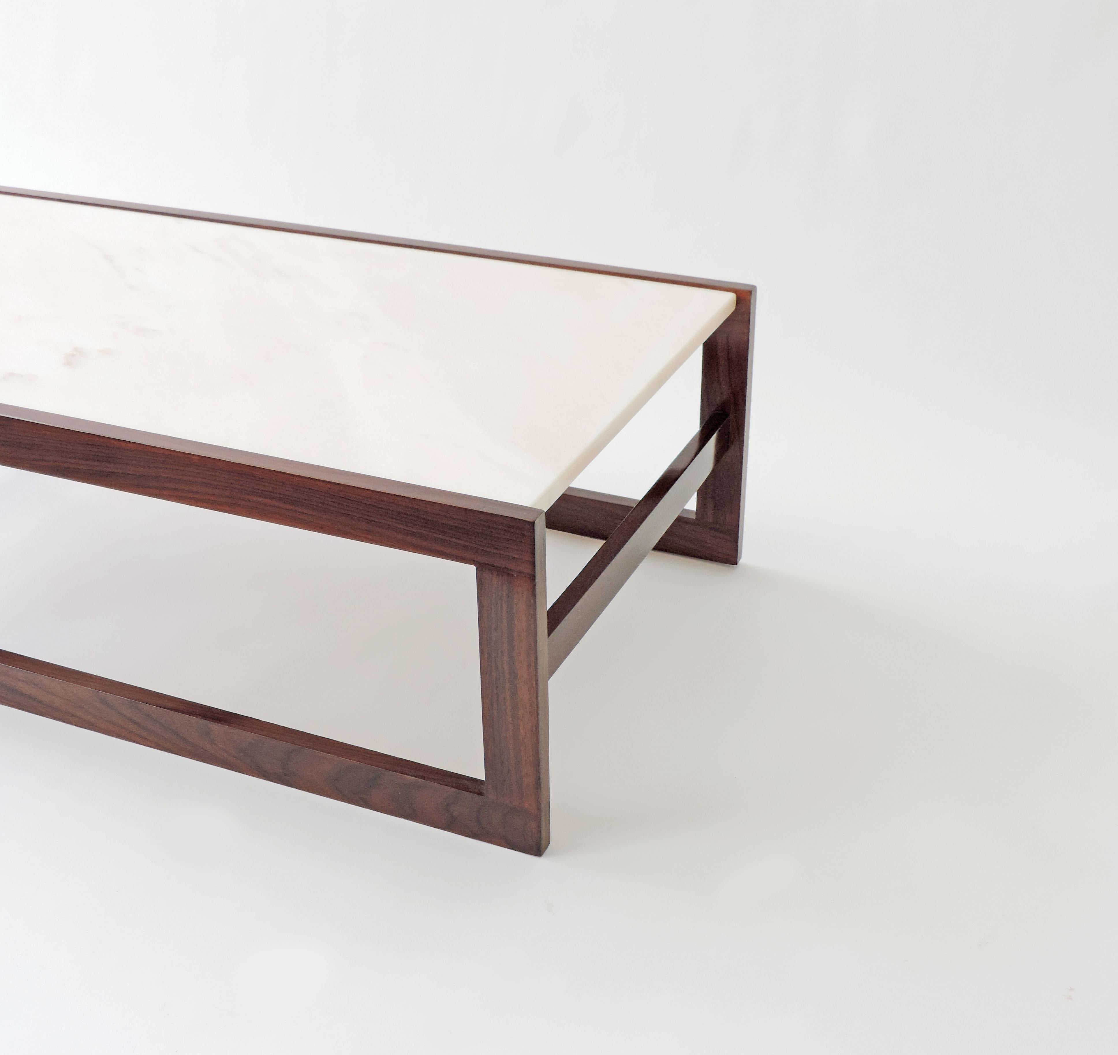 Marble Architectural Low Table by Cassina, Italy, 1960s For Sale