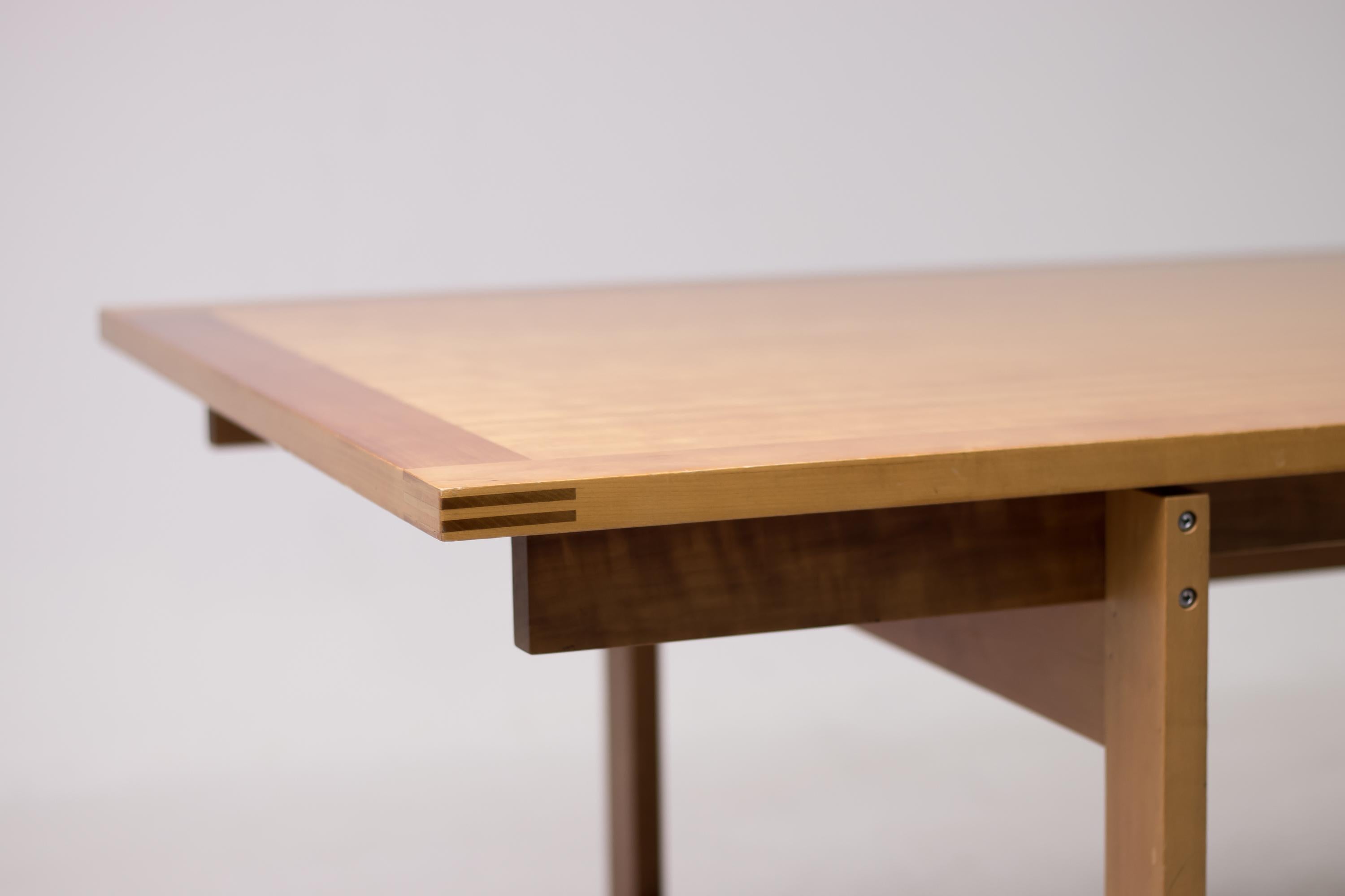 Danish Architectural M40 Dining Table by Henning Jensen & Torben Valeur