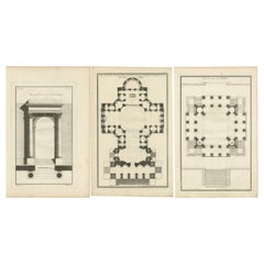 Obras maestras arquitectónicas de François de Neufforge: Grandeza en el diseño, 1770
