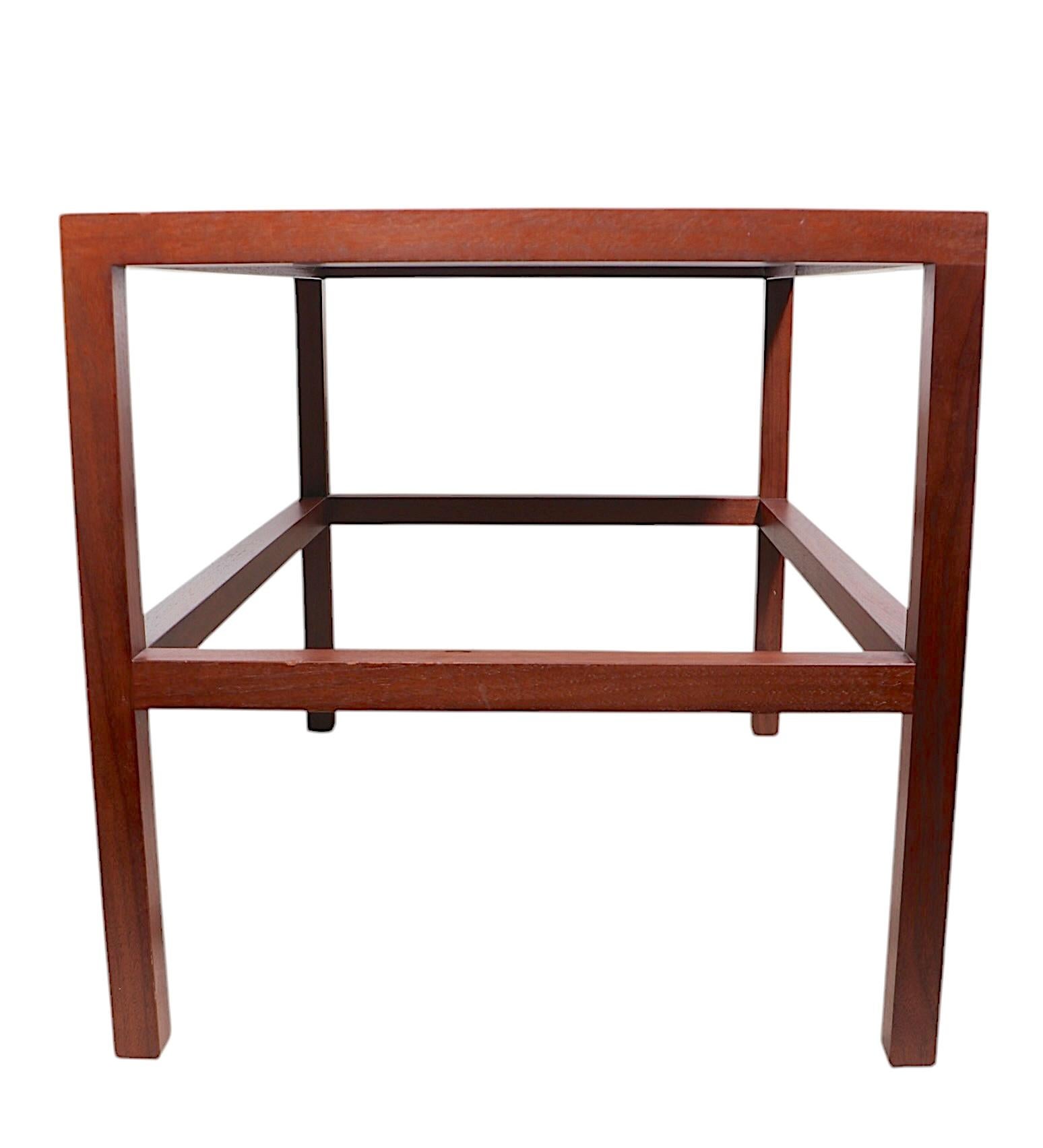 American Architectural Mid Century End Table att. to Wormley for Dunbar For Sale