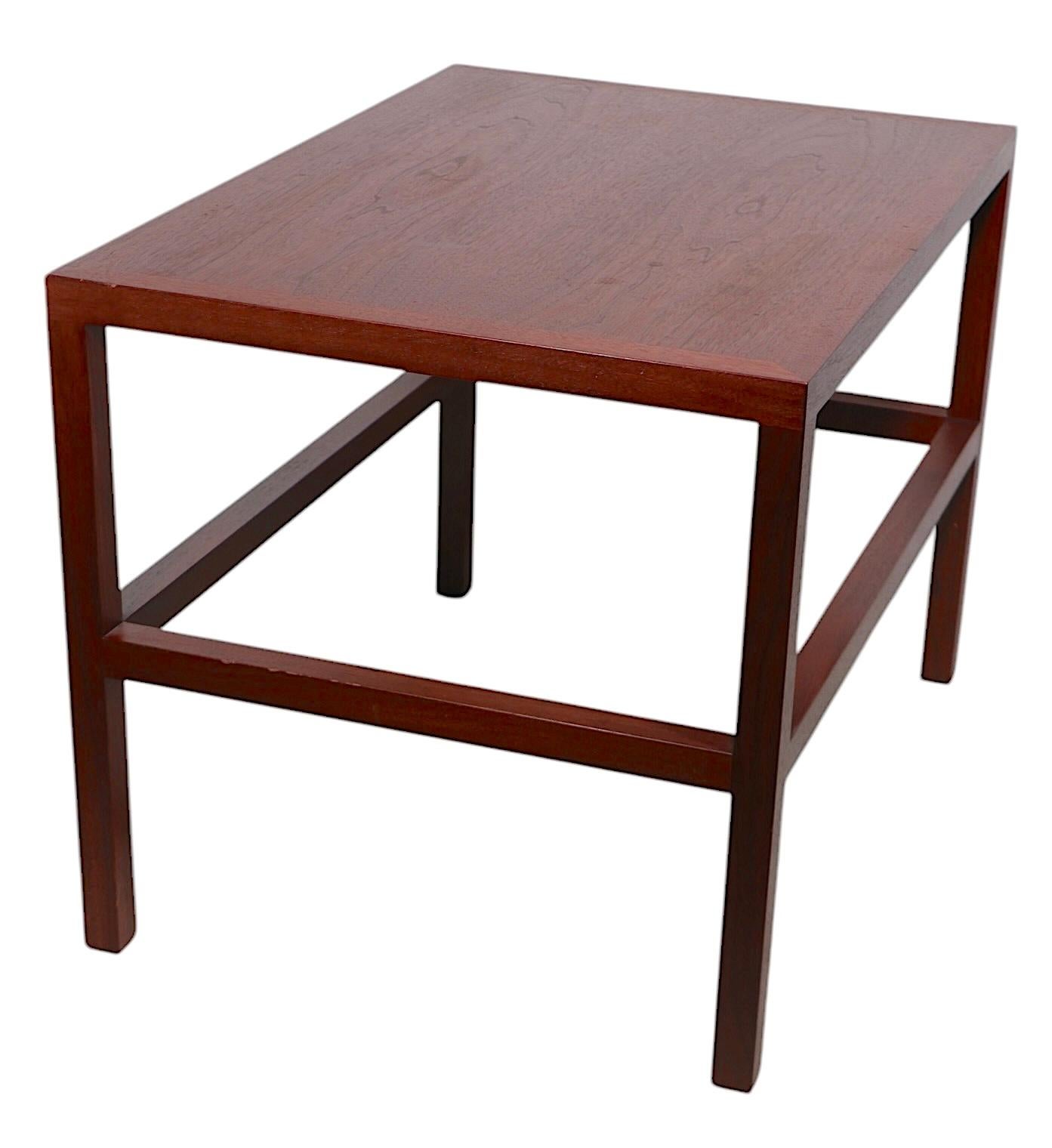 20th Century Architectural Mid Century End Table att. to Wormley for Dunbar For Sale