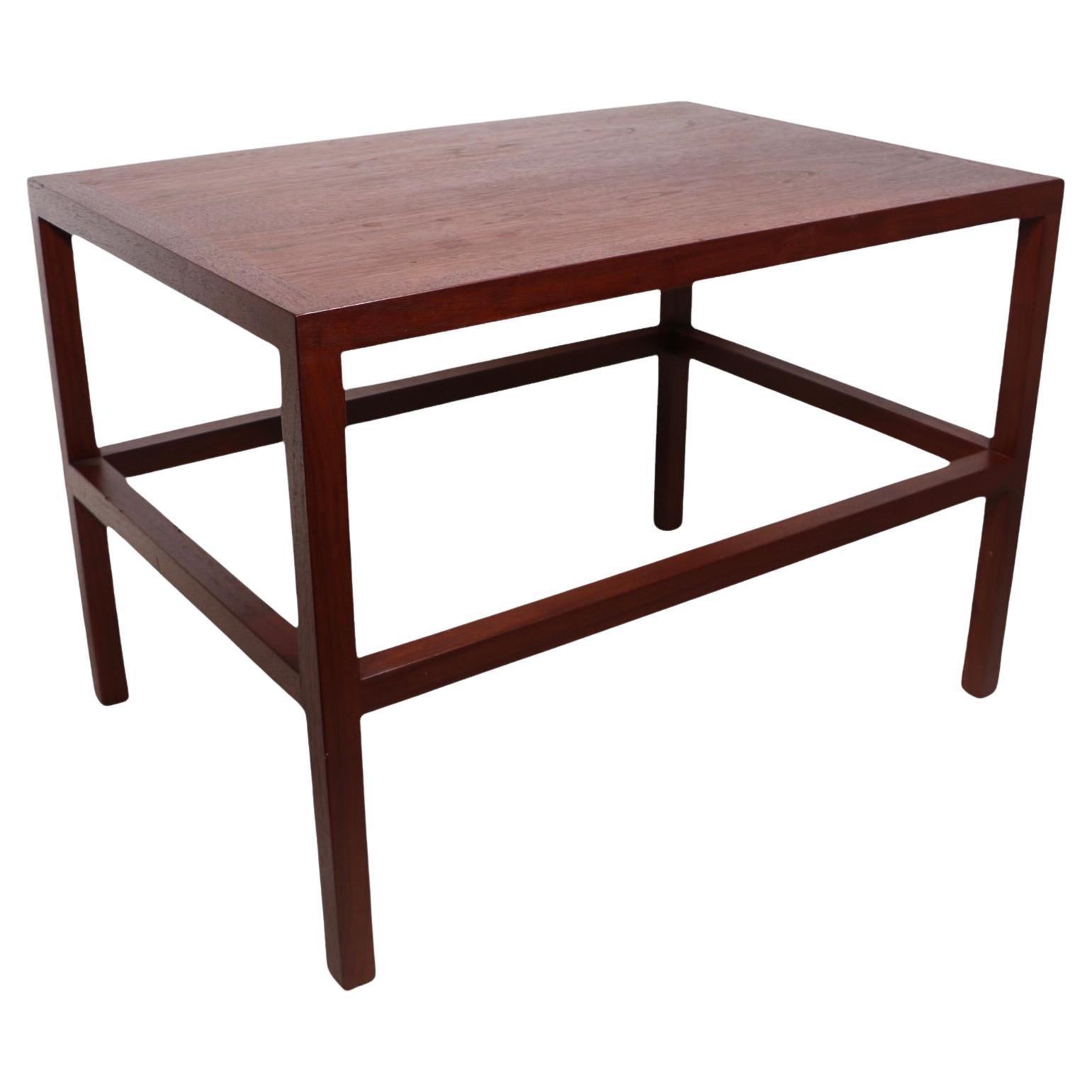 Architectural Mid Century End Table att. to Wormley for Dunbar