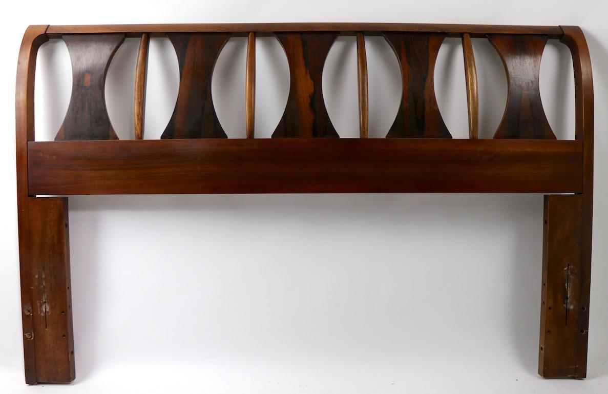 Architectural Mid Century  Headboard Perspecta by Kent Coffey 3