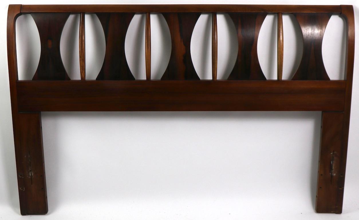 Architectural Mid Century  Headboard Perspecta by Kent Coffey 6