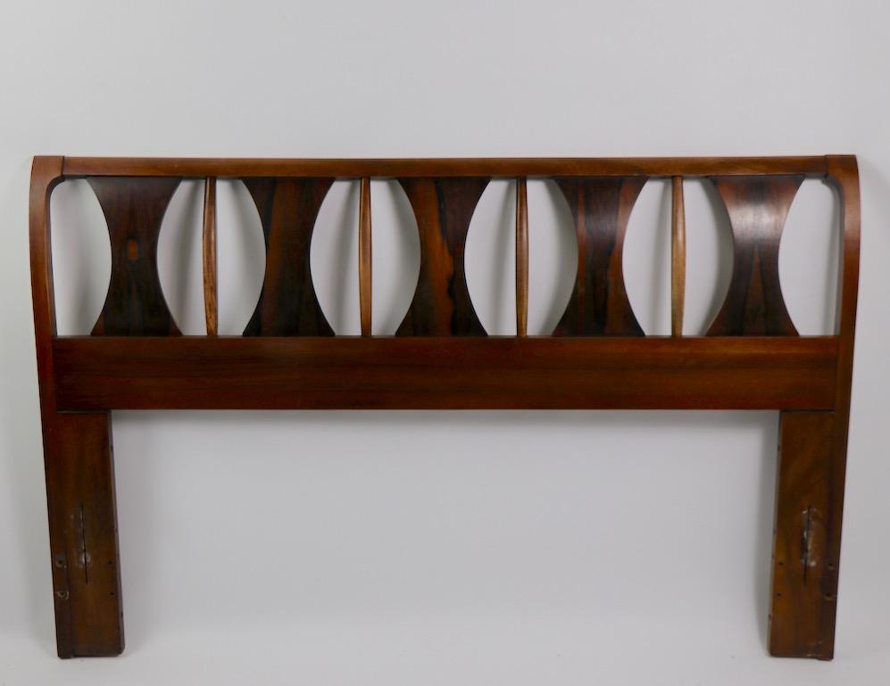 Architectural Mid Century  Headboard Perspecta by Kent Coffey 7