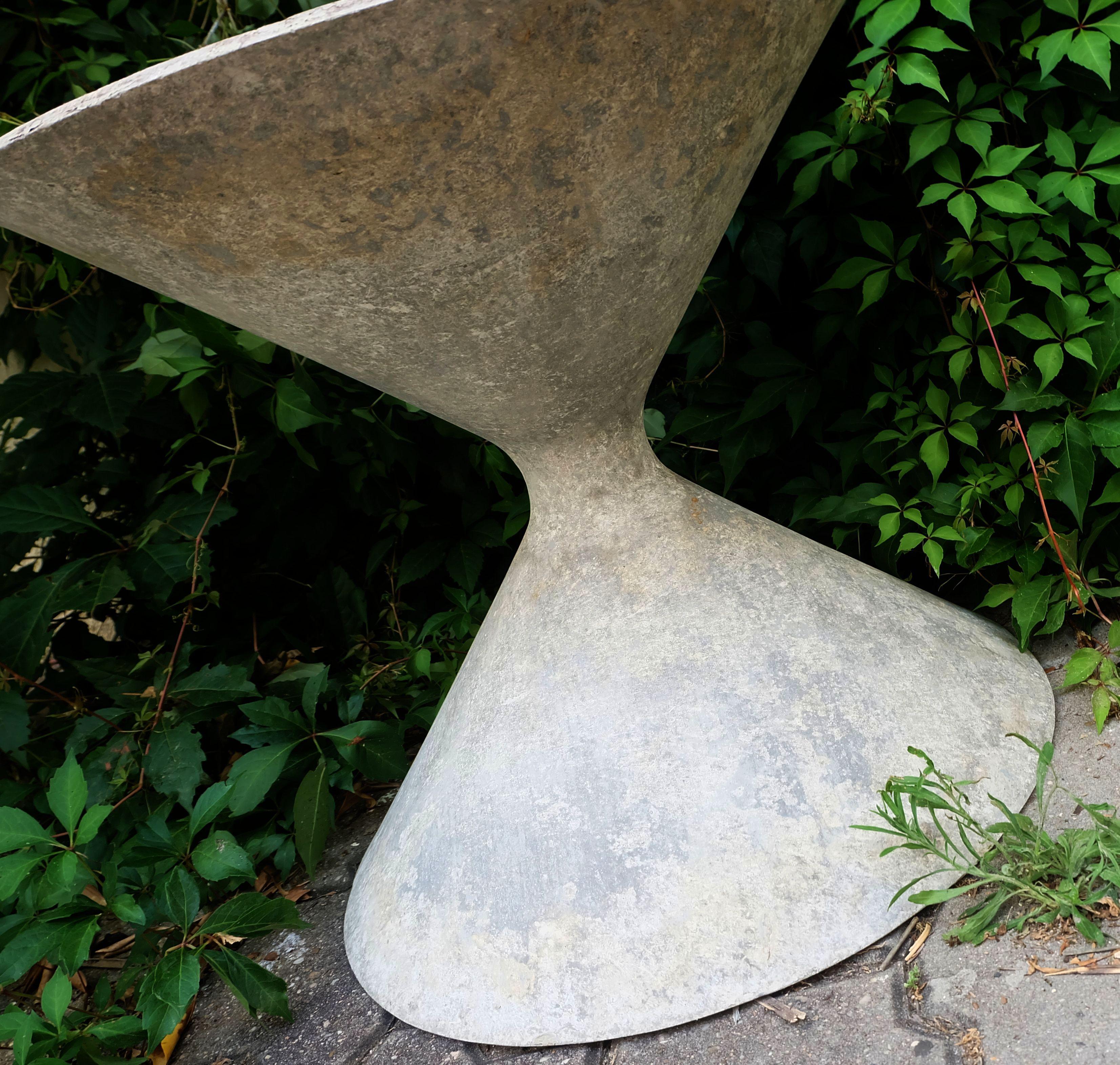 architectural mid century PLANTER willy guhl eternit plant pot 1950s 3