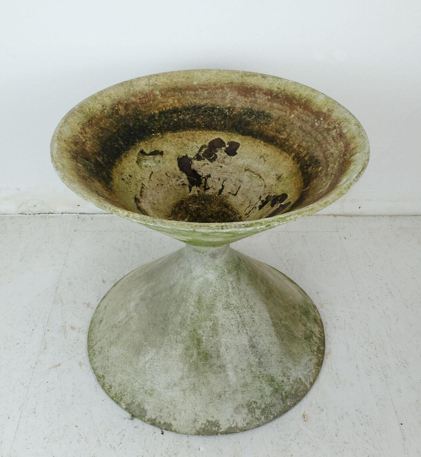Suisse architectural mid century PLANTER Willy Guhl eternit plant pot 1950s