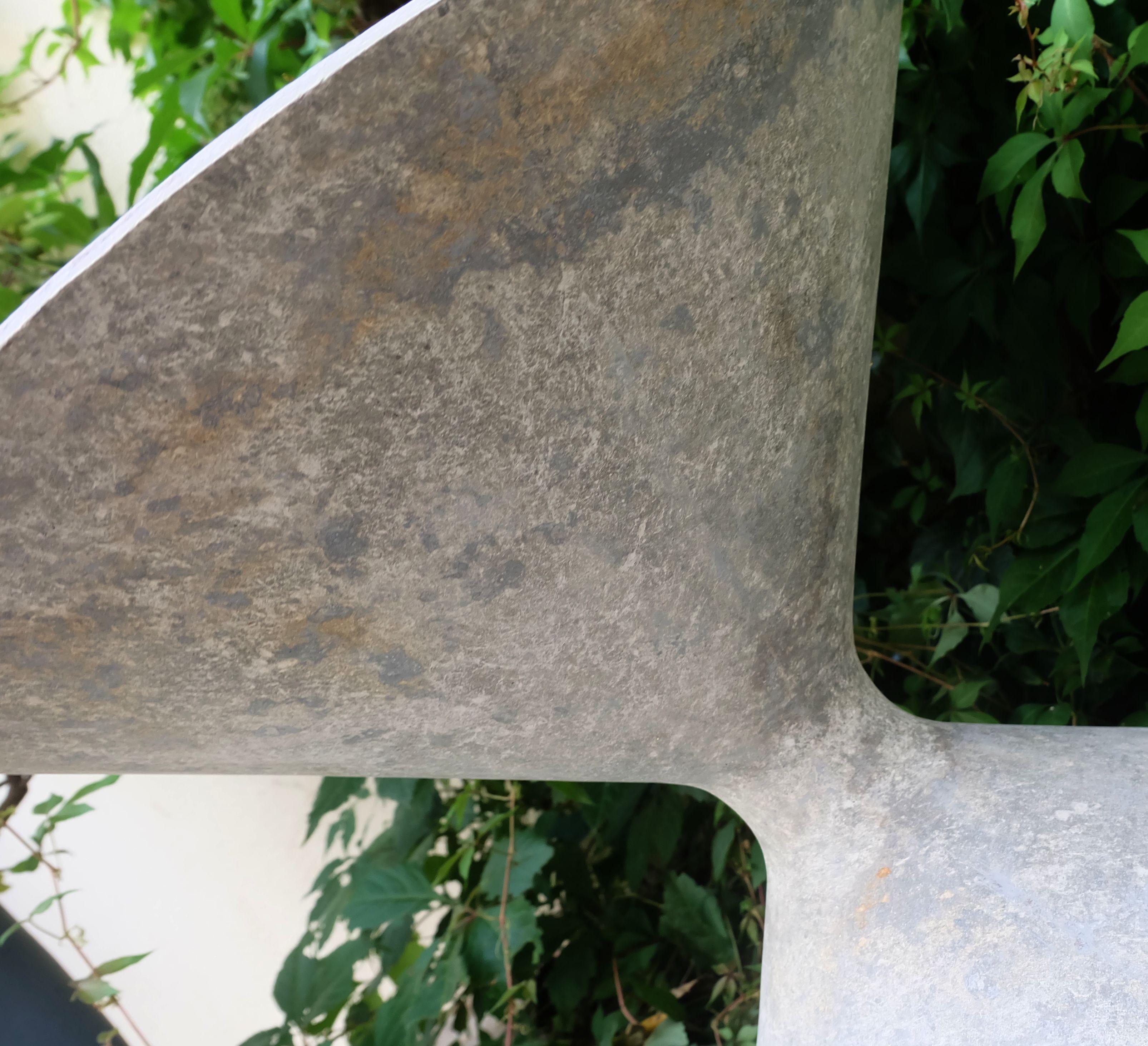 Mid-20th Century architectural mid century PLANTER willy guhl eternit plant pot 1950s