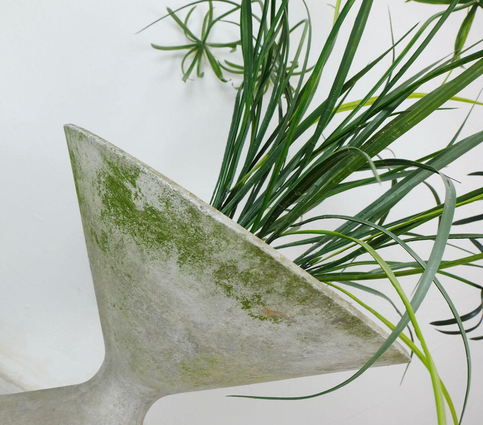 architectural mid century PLANTER Willy Guhl eternit plant pot 1950s 1