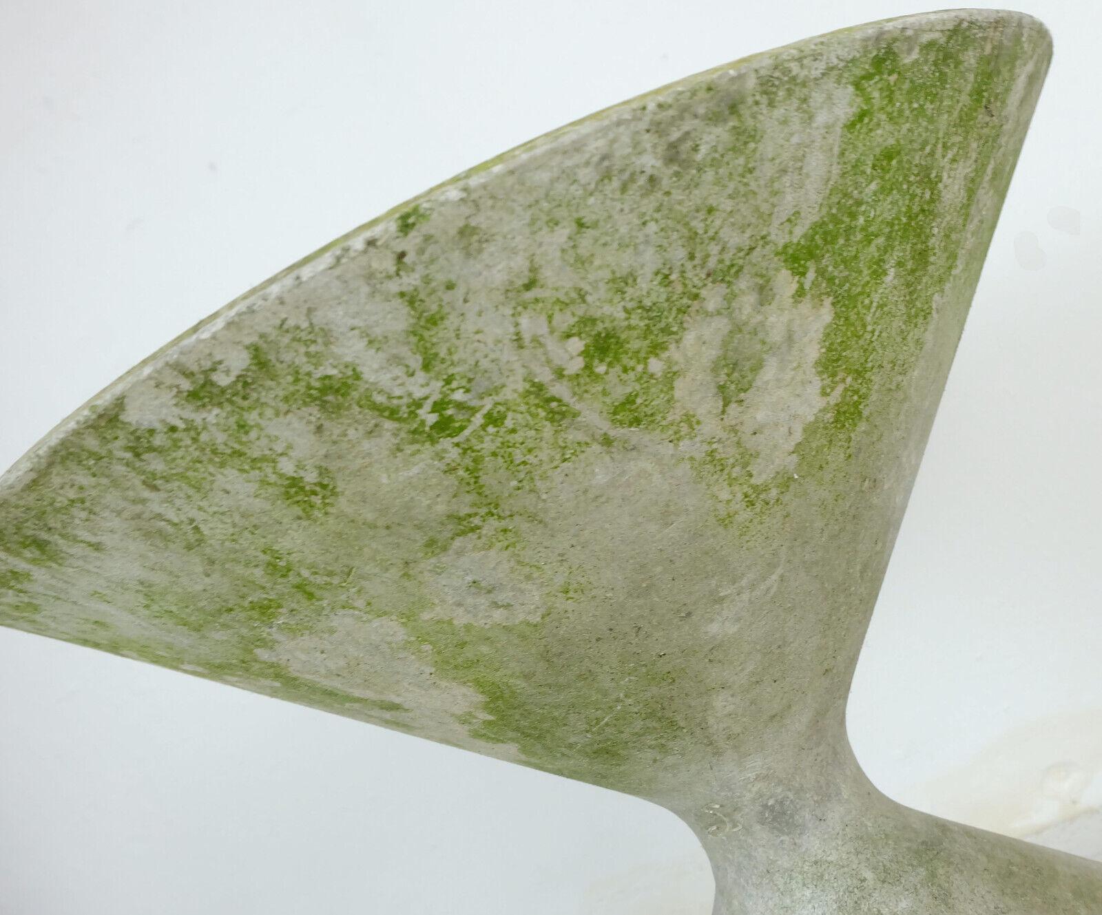 architectural mid century PLANTER Willy Guhl eternit plant pot 1950s 2