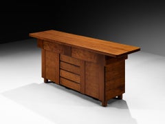 Credenza in stile Mid-Century in mogano