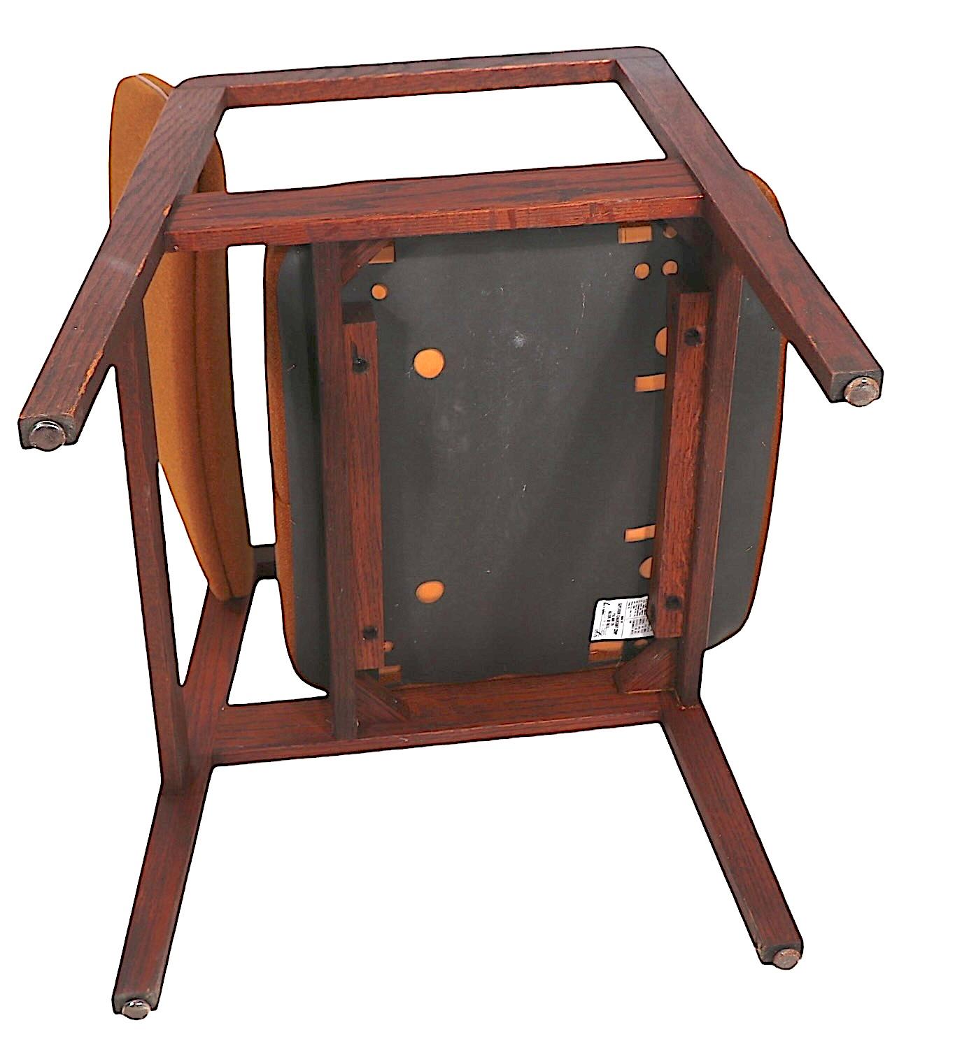 Architectural Mid Century Style Arm Chair by The Superior Chaircraft Corp. 1986 For Sale 4