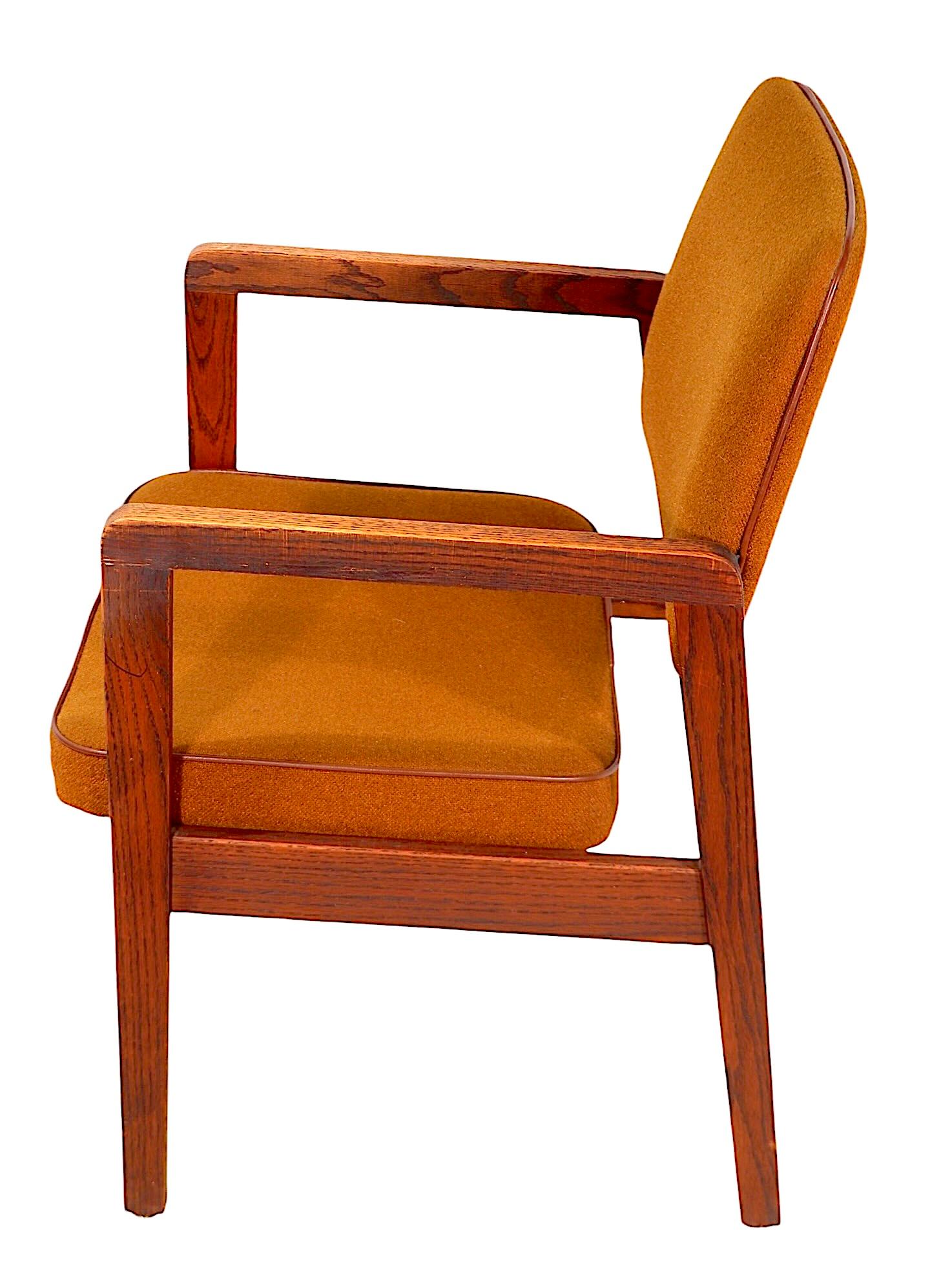 Upholstery Architectural Mid Century Style Arm Chair by The Superior Chaircraft Corp. 1986 For Sale