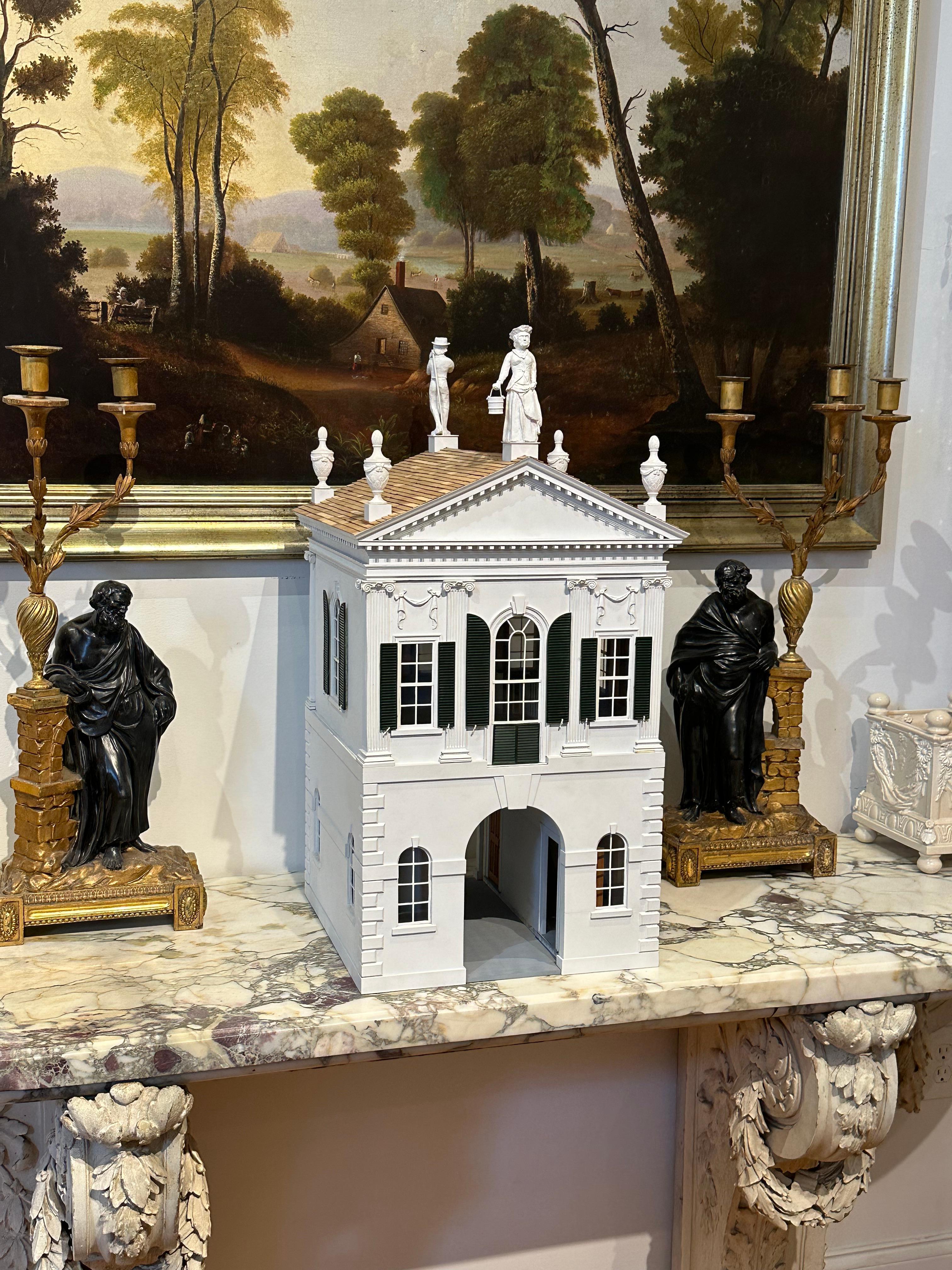 Architectural Model of the Derby Summer House Designed by Samuel McIntire In Good Condition In Essex, MA