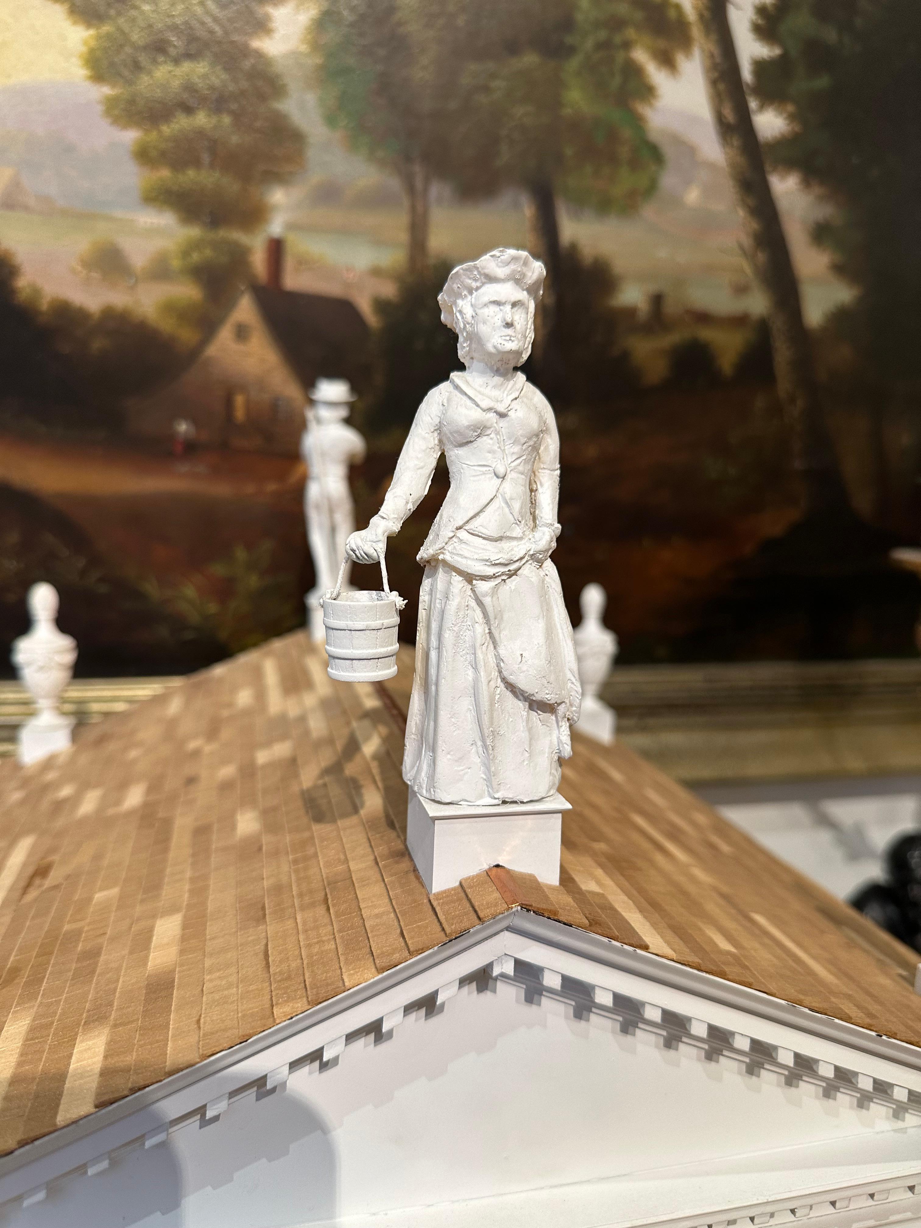 Contemporary Architectural Model of the Derby Summer House Designed by Samuel McIntire