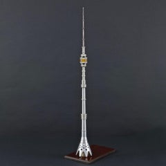Architectural Model of the Ostankino Tower, Moscow, circa 1967