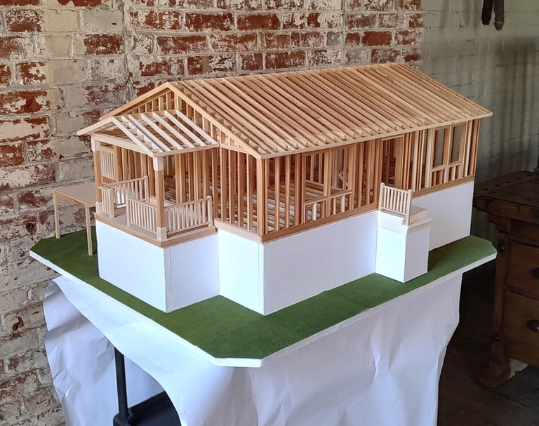 Architectural Model of Timber Framed House For Sale at 1stDibs