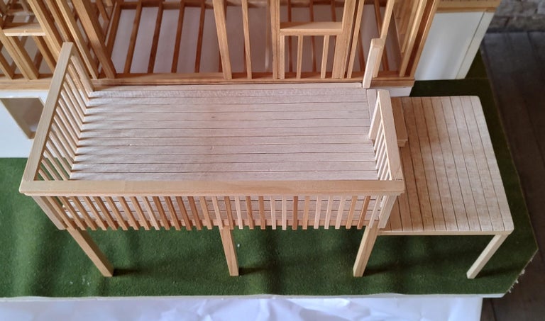Architectural Model of Timber Framed House For Sale at 1stDibs
