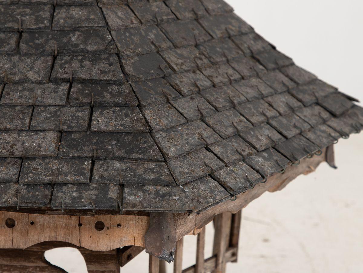 French Architectural Model with Slate Roof For Sale