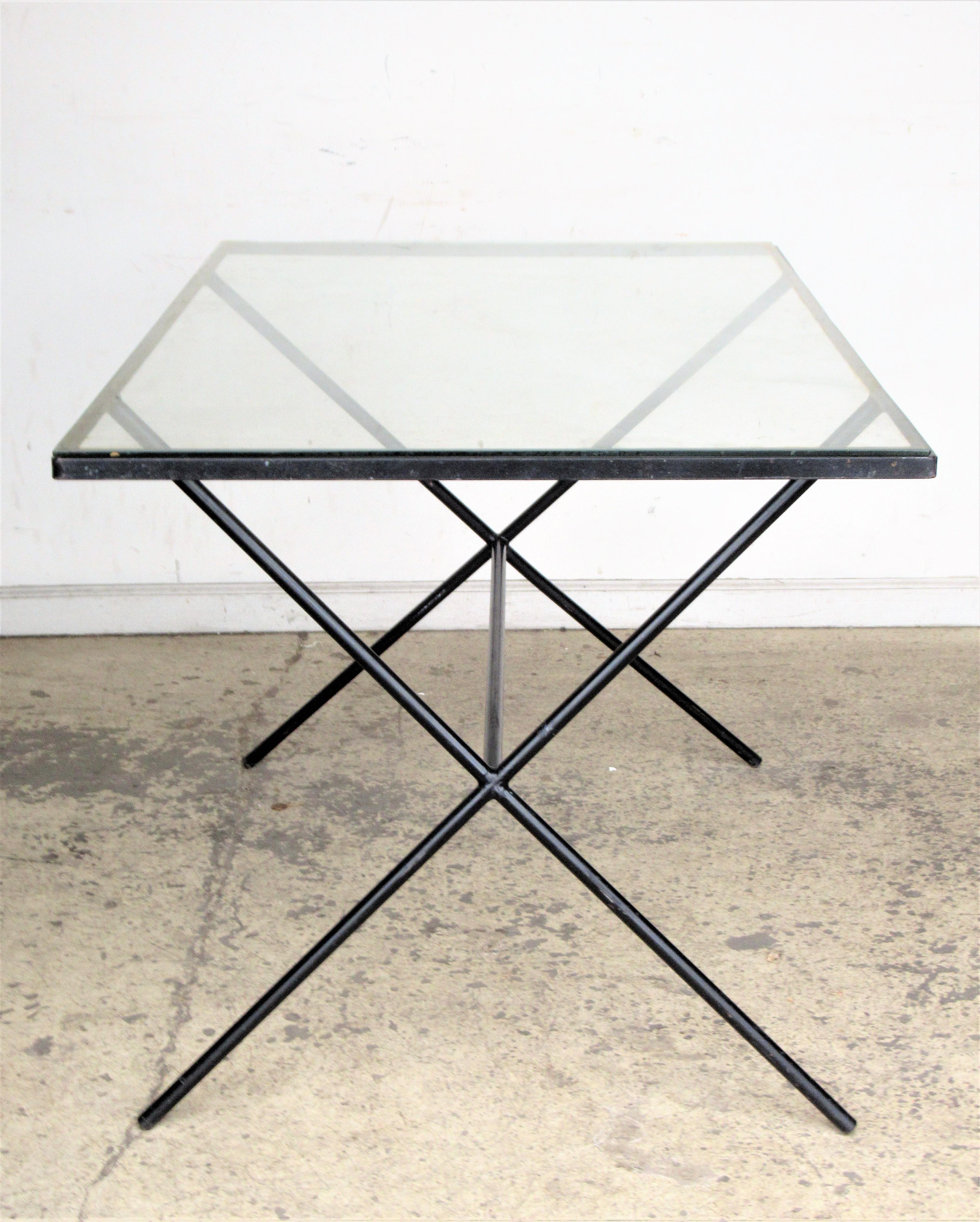 Mid-Century Modern  Architectural Modernist Iron Table by Muriel Coleman