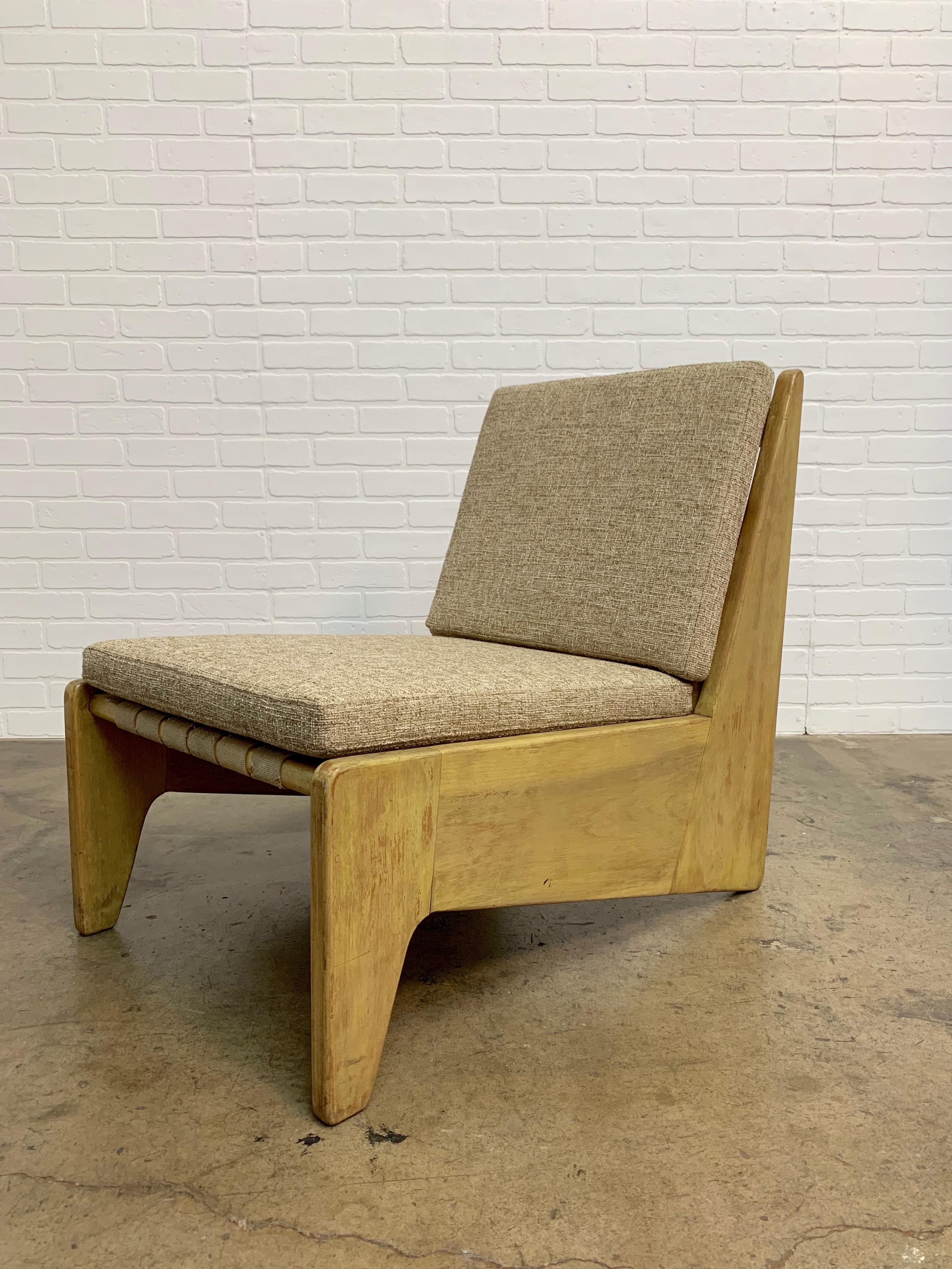Architectural Modernist Slipper Chair 2