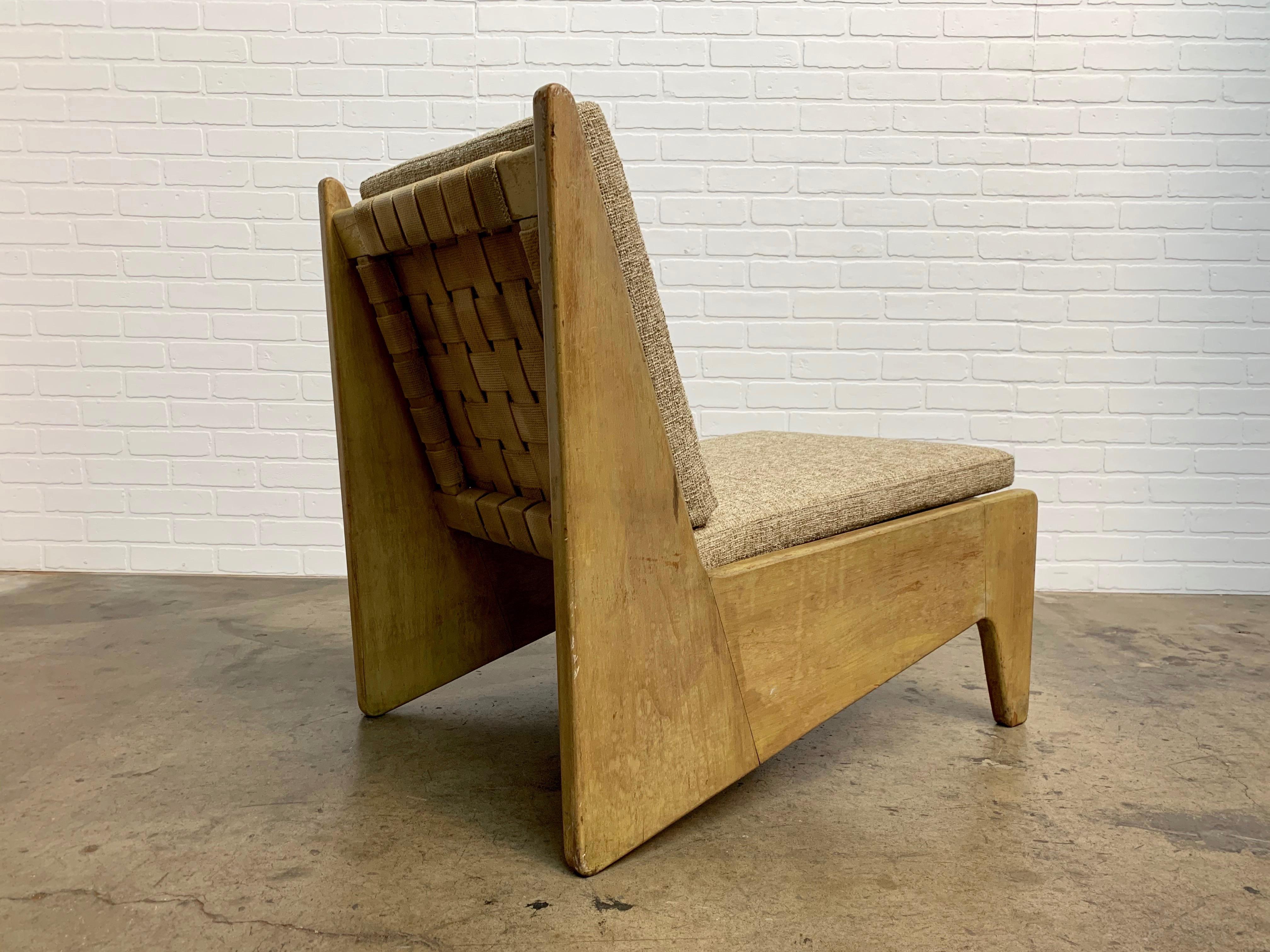 Architectural Modernist Slipper Chair 5