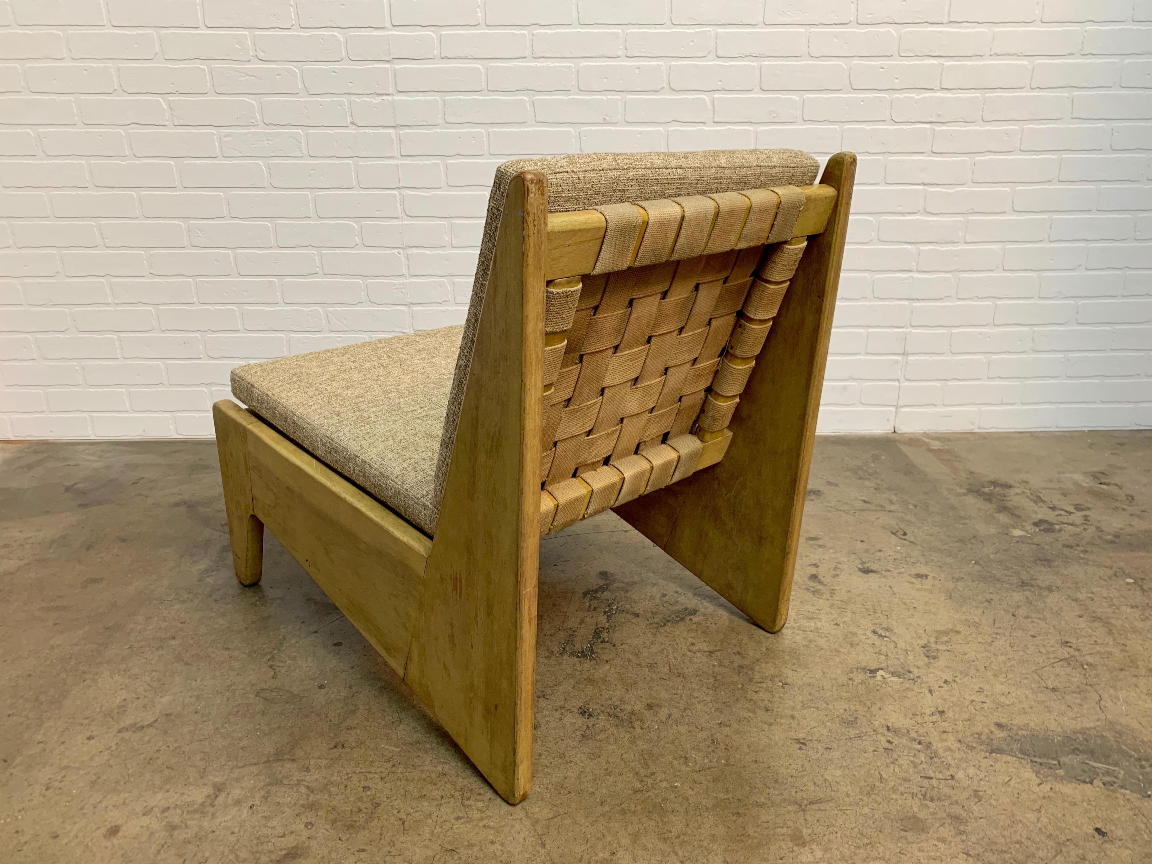 Architectural Modernist Slipper Chair 7