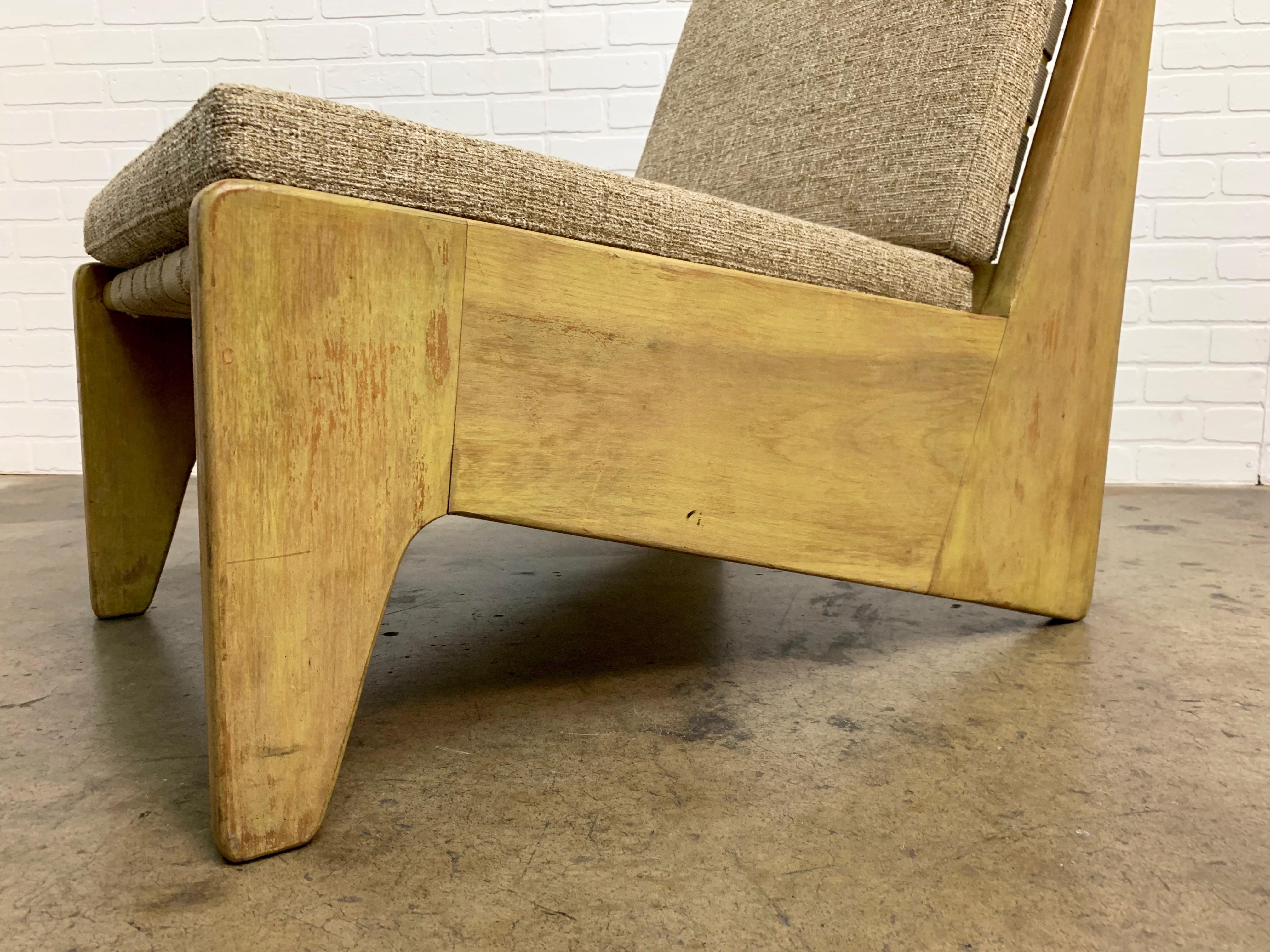 Architectural Modernist Slipper Chair 9