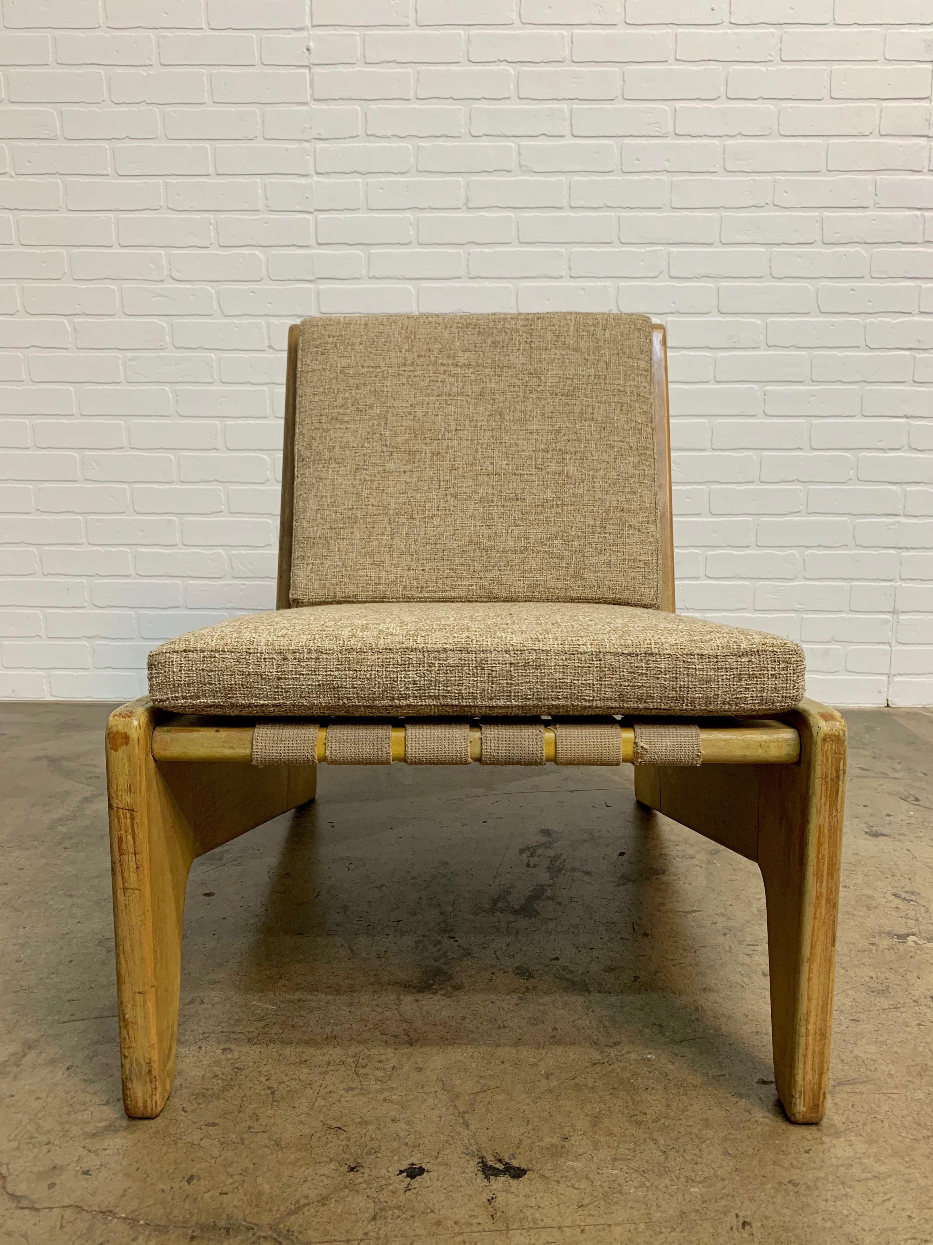 American Architectural Modernist Slipper Chair