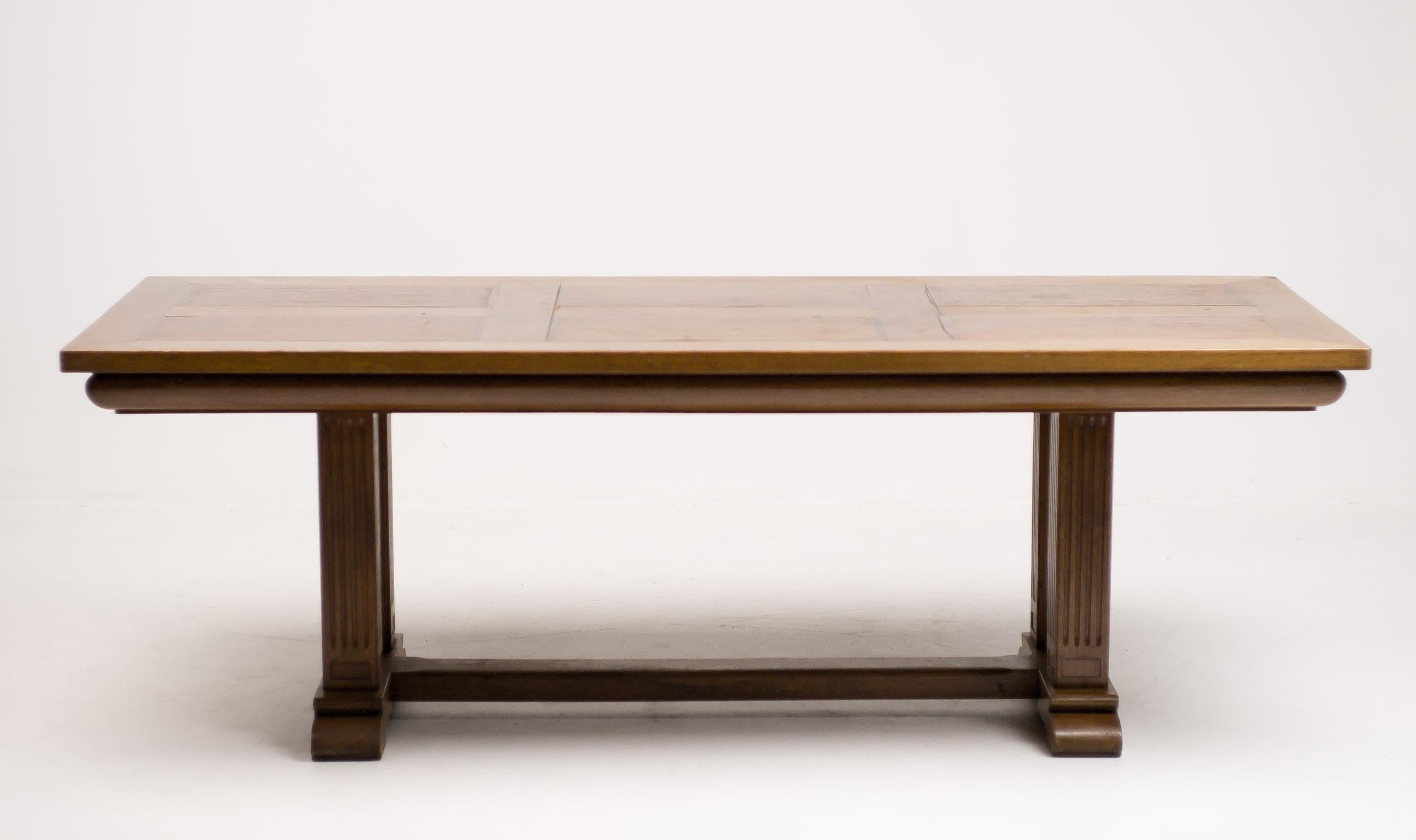 Architectural Oak Dining Table 3