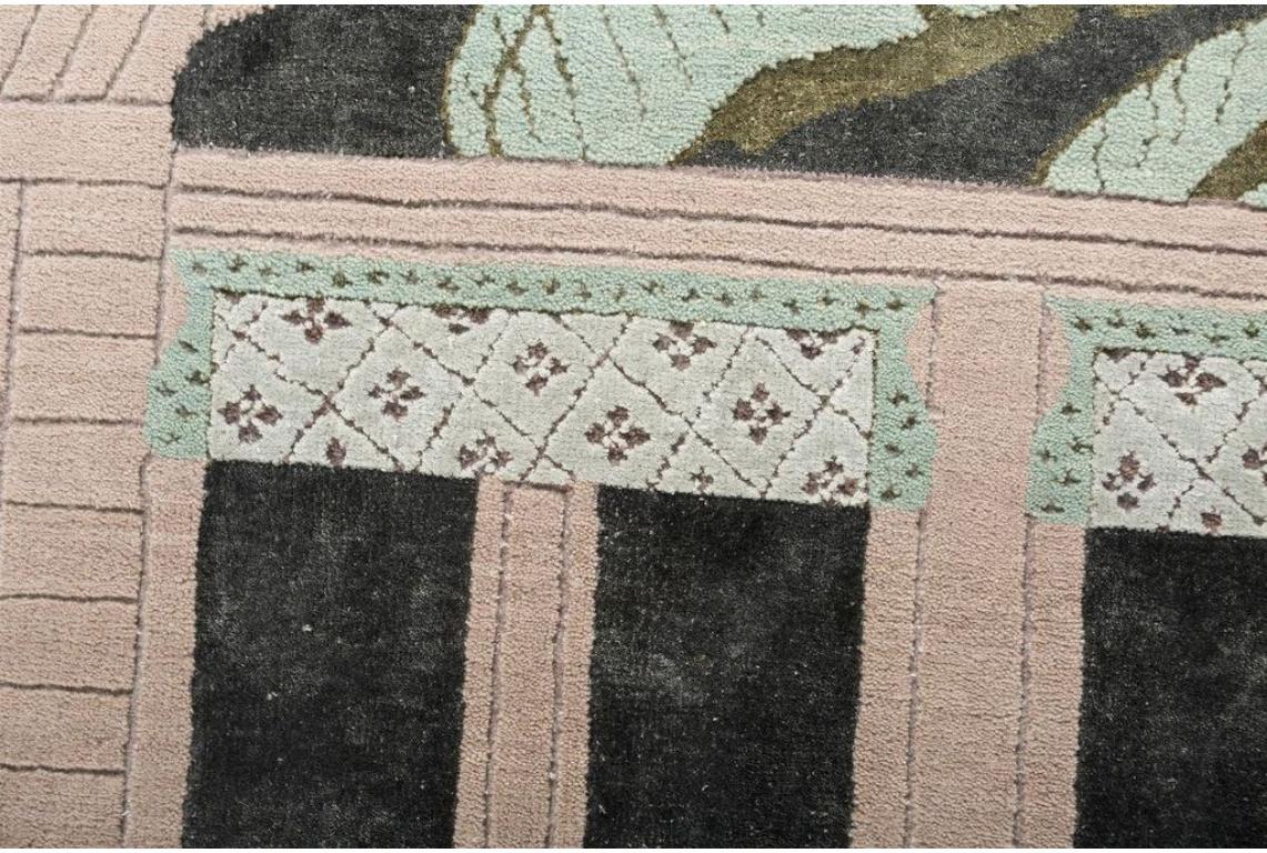 Alfombra tejida a mano Architectural Odyssey Rose Smoke & Pink Crush 240x300 cm Indio en venta