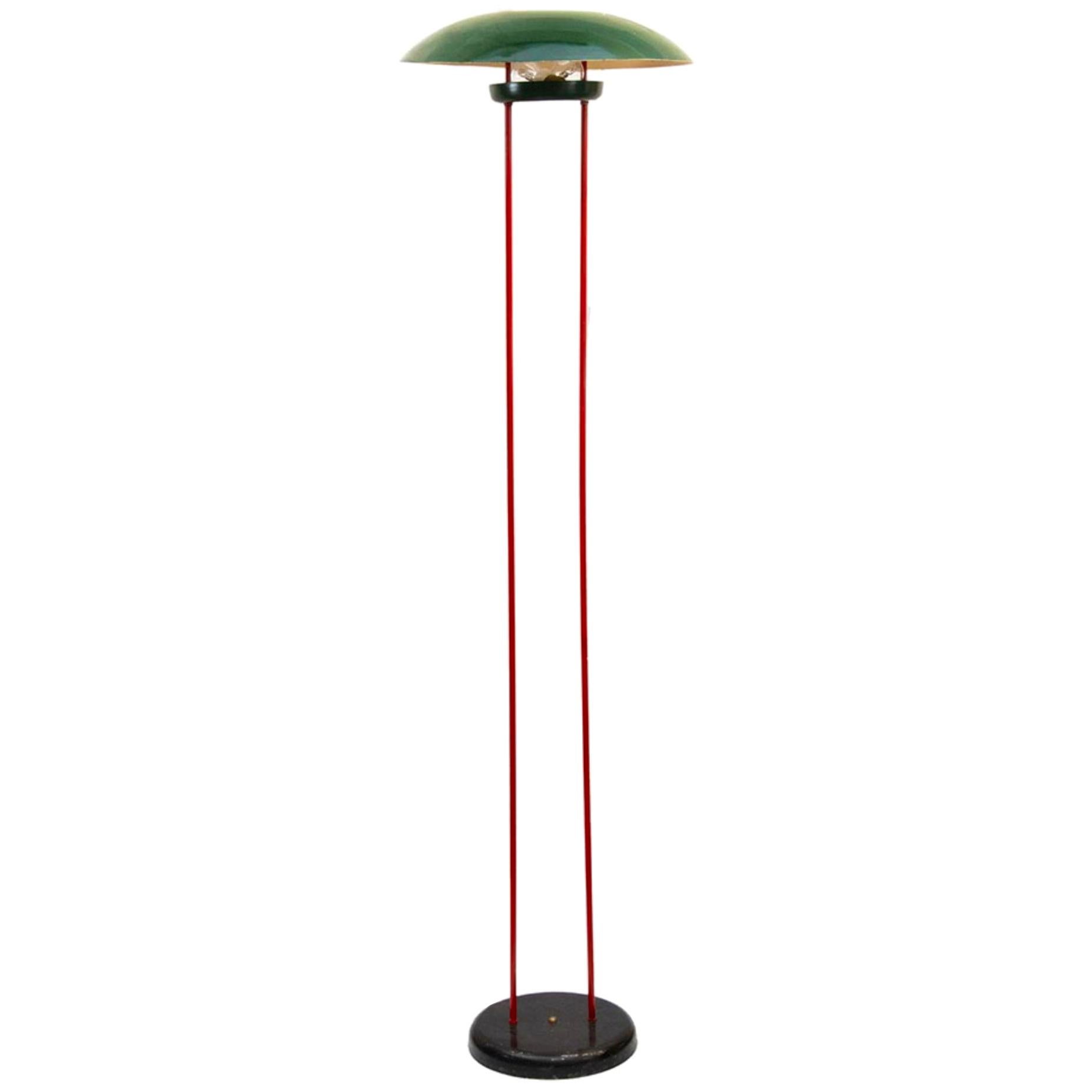 Architectural Original Stilnovo Floor Standing Lamp, Italy, circa 1950s