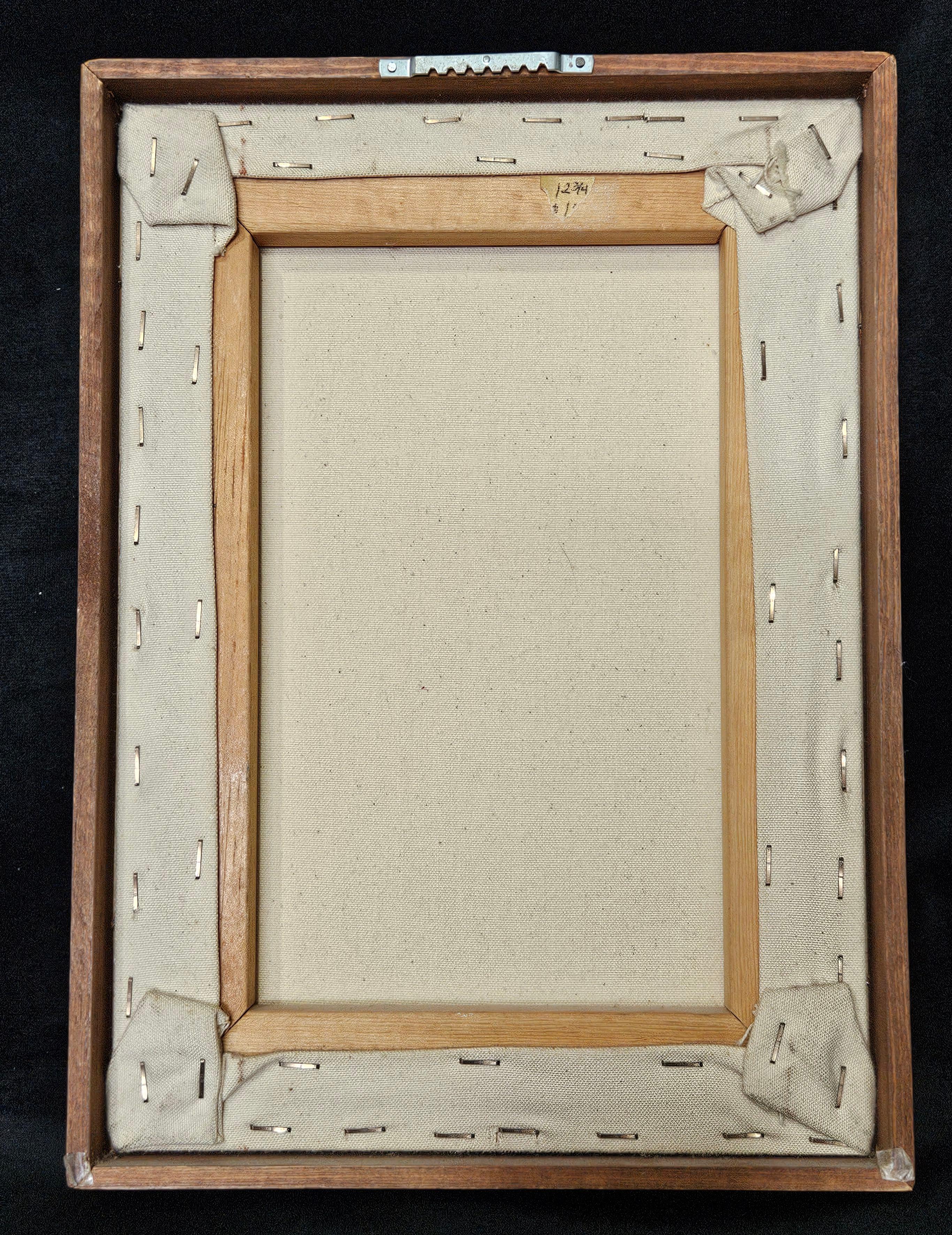 XX secolo Architectural Painting #2 Storefronts. Signed by Artist Sue Wall in vendita
